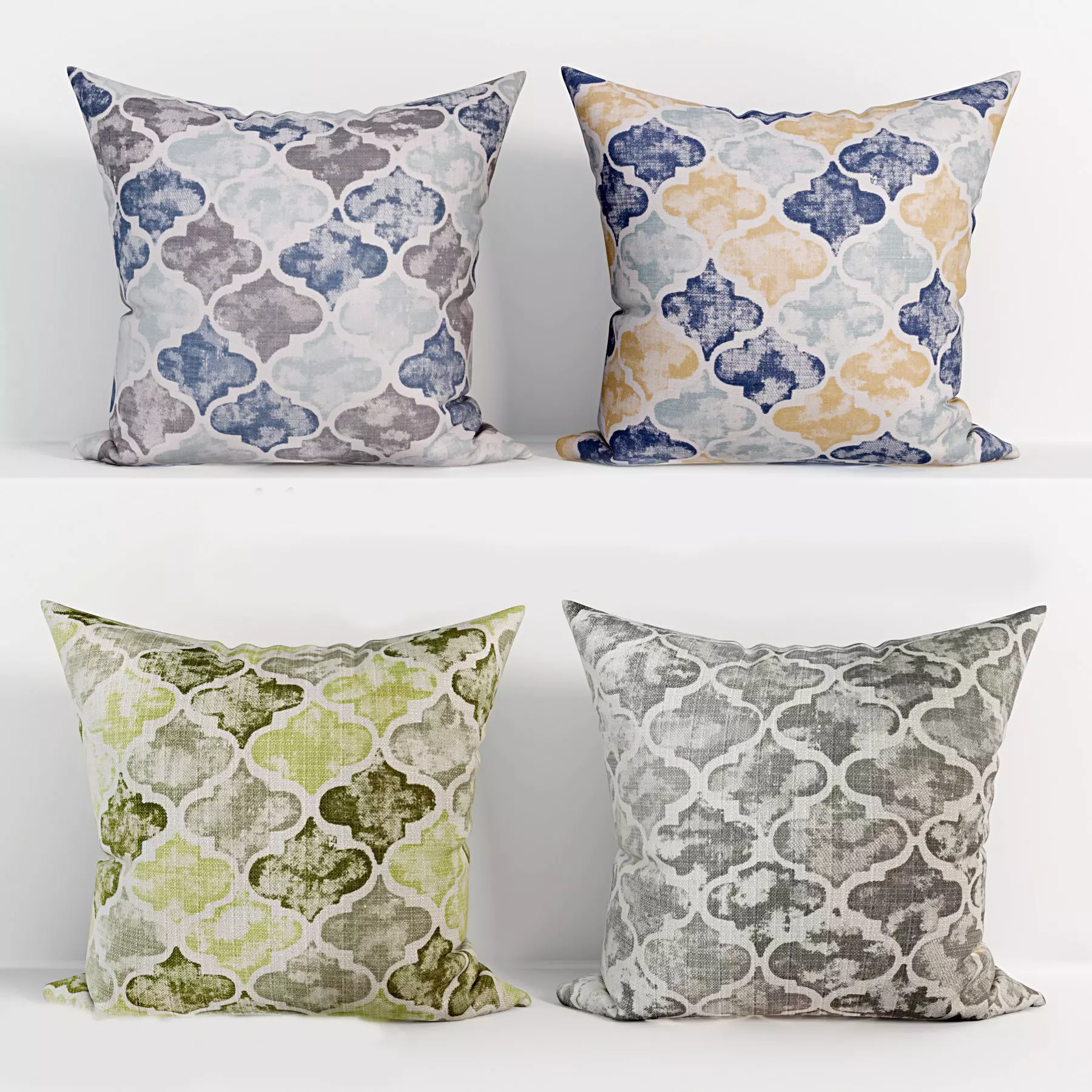Decorative pillows Houzz set 90 3D model_0