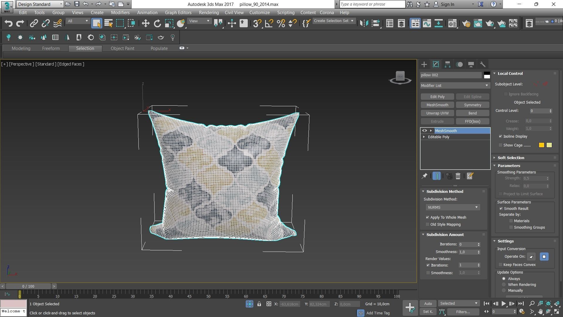 Decorative pillows Houzz set 90 3D model_4