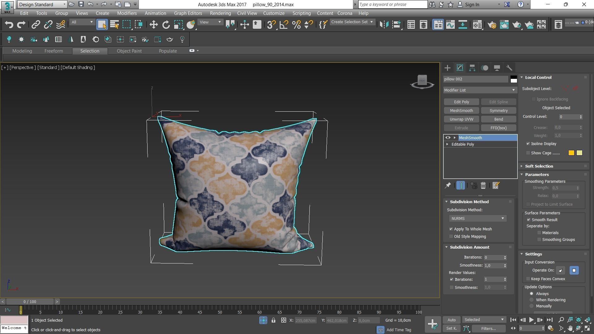 Decorative pillows Houzz set 90 3D model_3