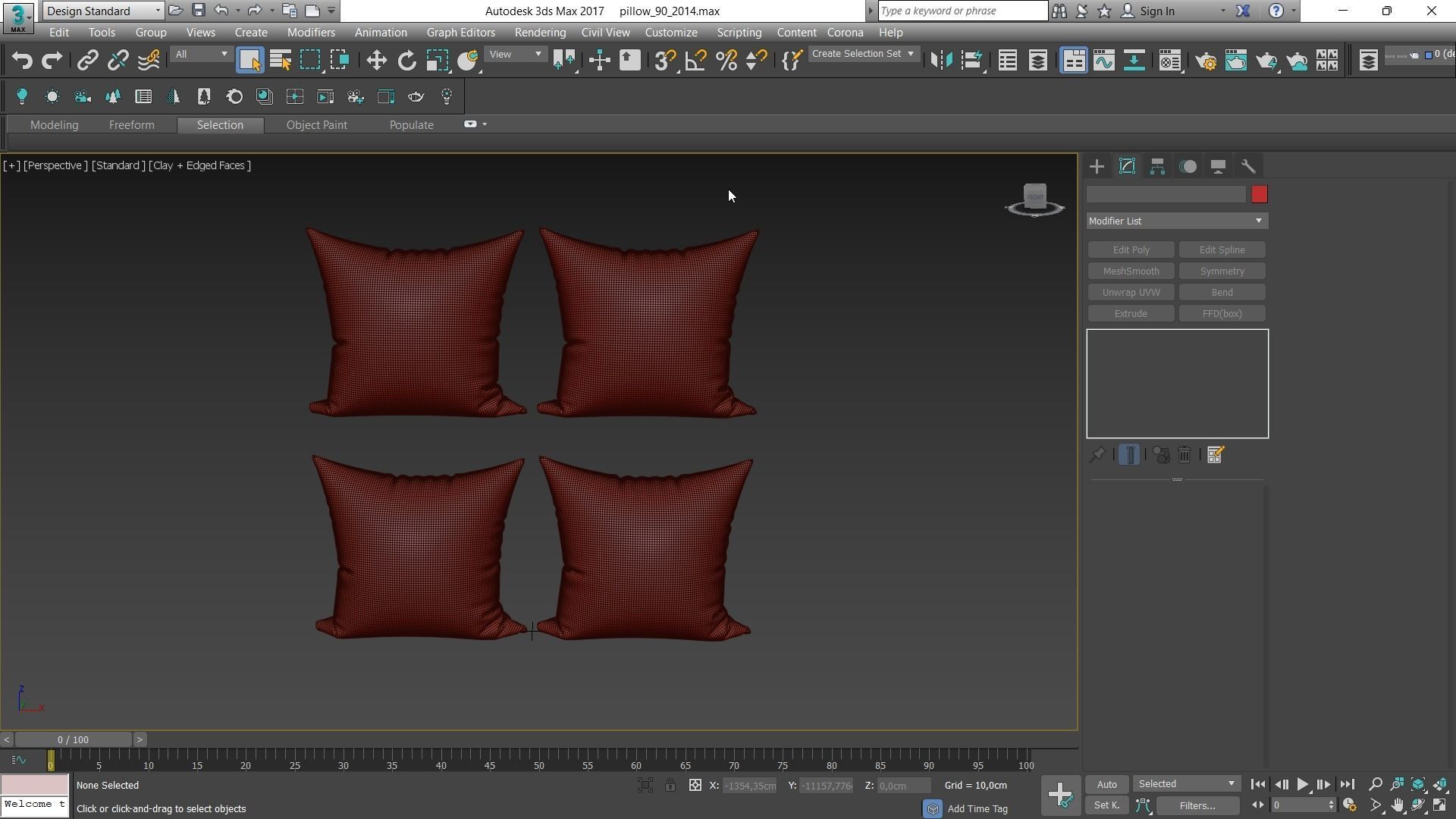 Decorative pillows Houzz set 90 3D model_18