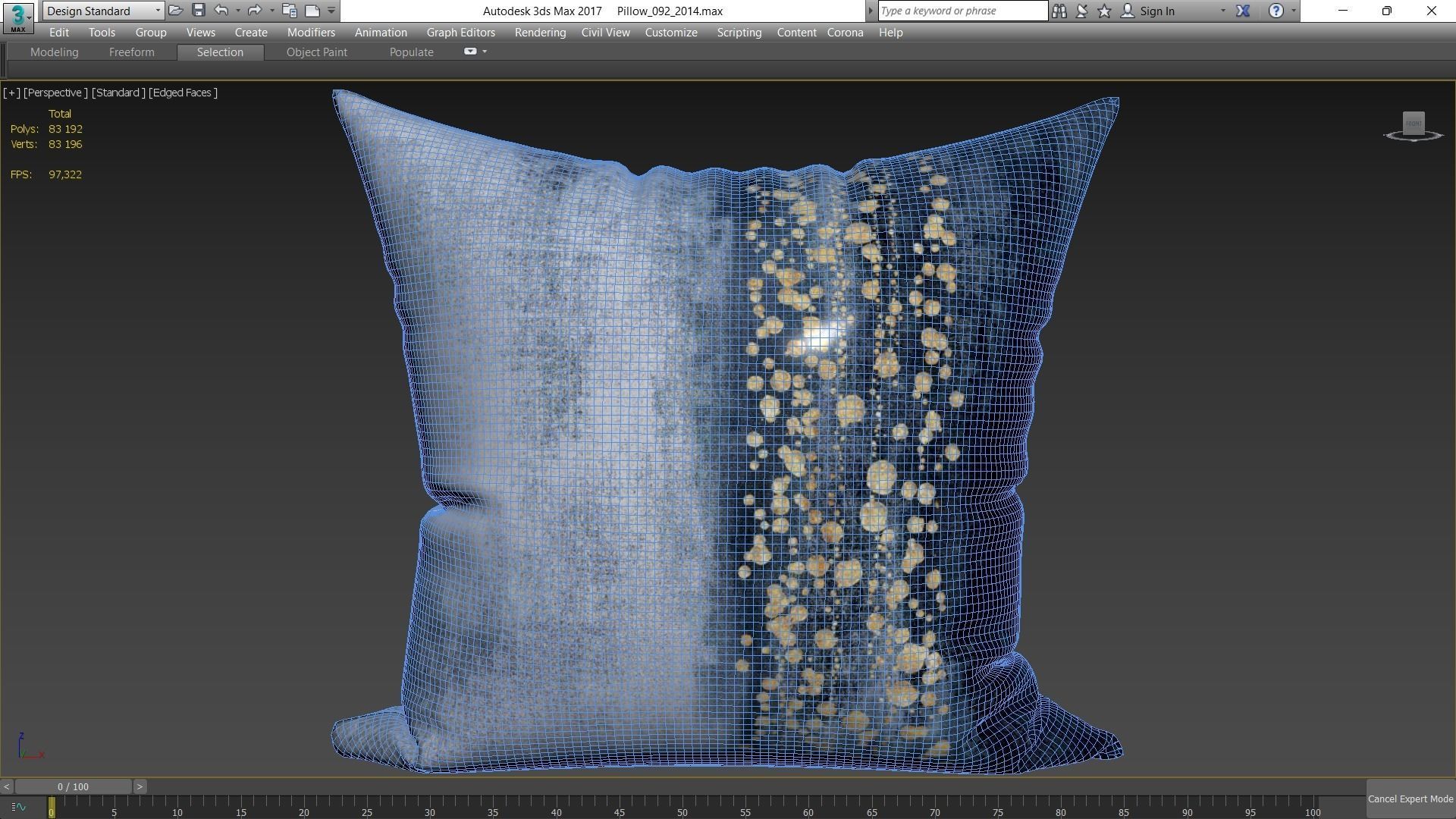 Decorative pillows Houzz set 92 3D model_8