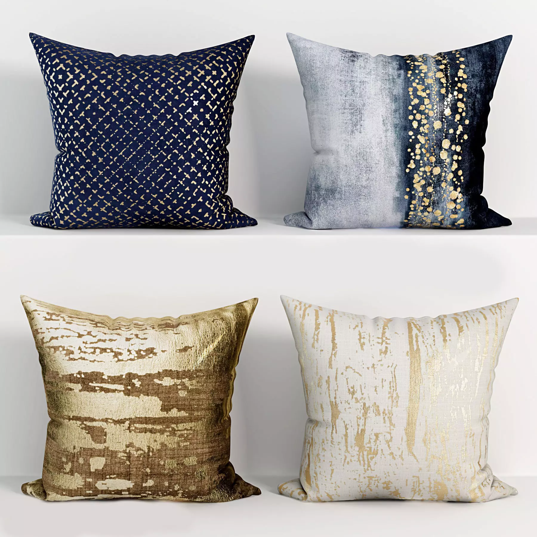 Decorative pillows Houzz set 92 3D model_0