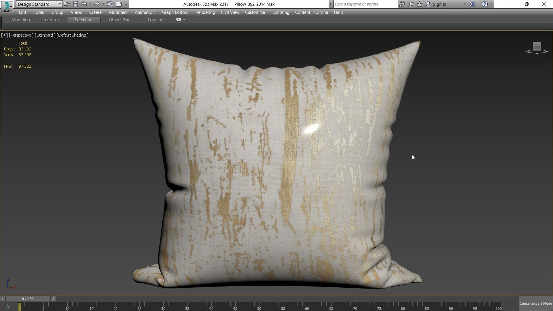 Decorative pillows Houzz set 92 3D model_11