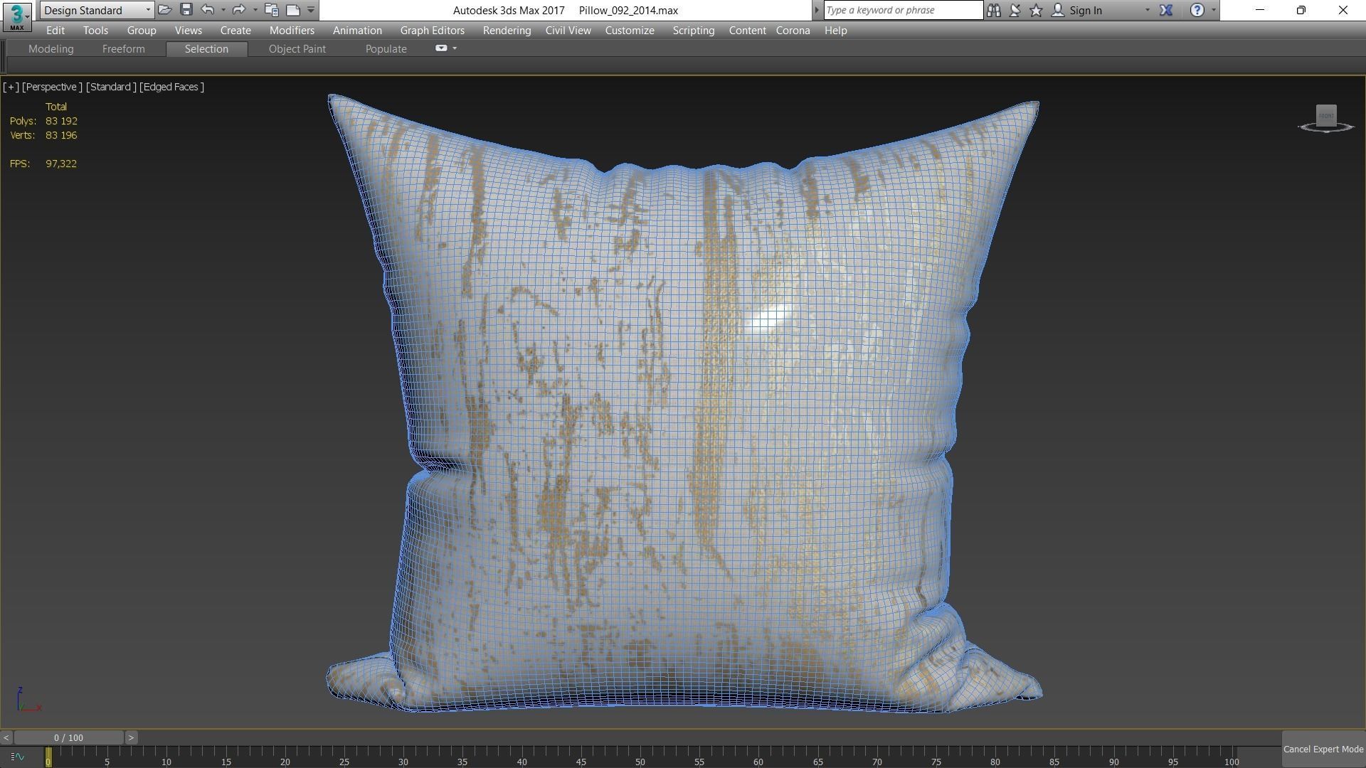 Decorative pillows Houzz set 92 3D model_12