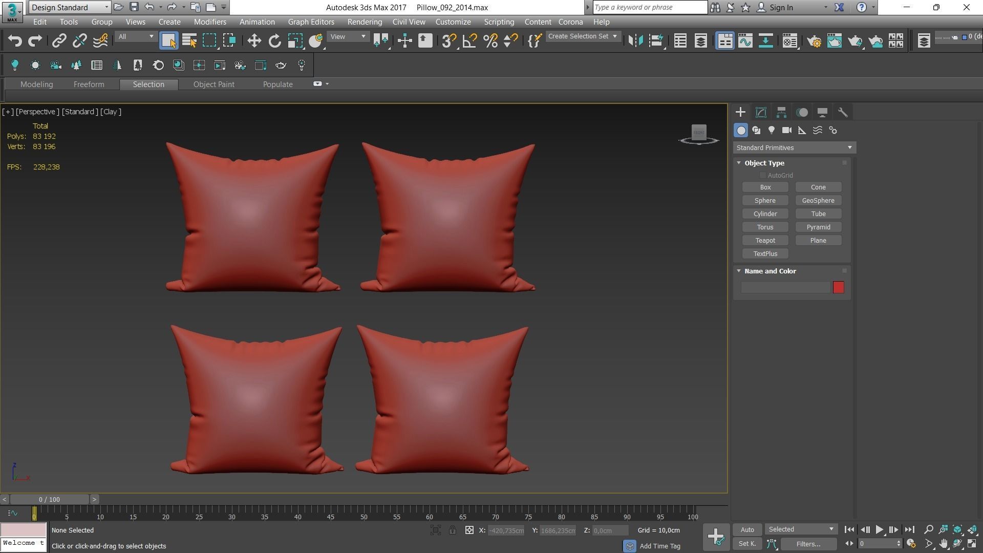 Decorative pillows Houzz set 92 3D model_18