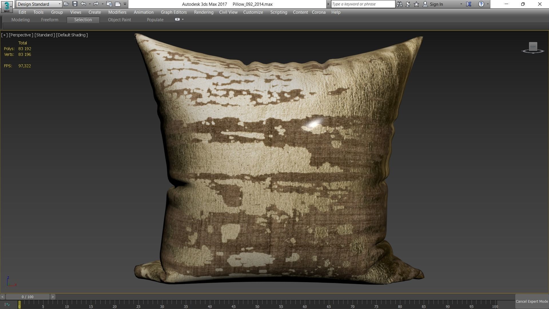 Decorative pillows Houzz set 92 3D model_9
