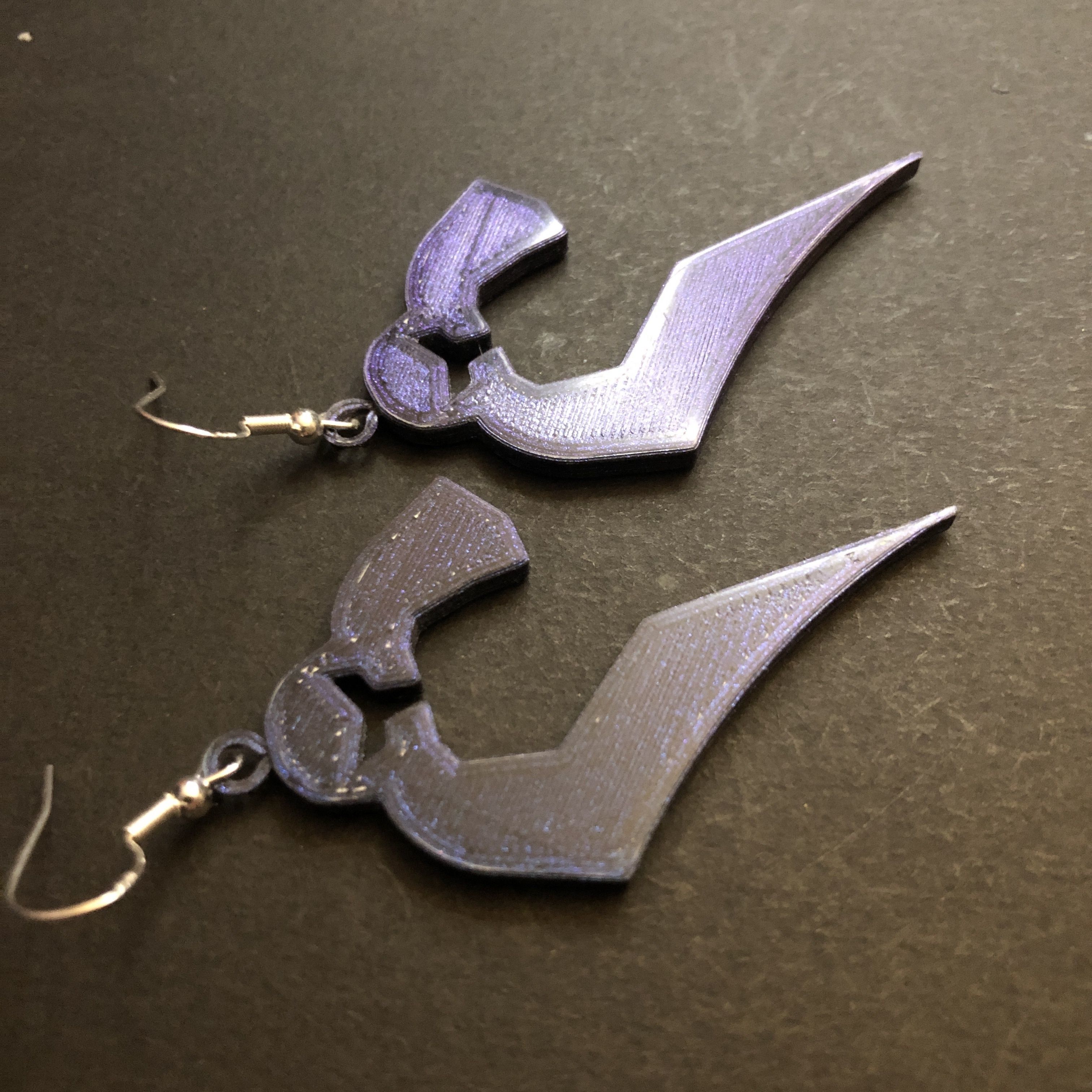 Emblem of The Obsidian Order Earrings 3D print model_6