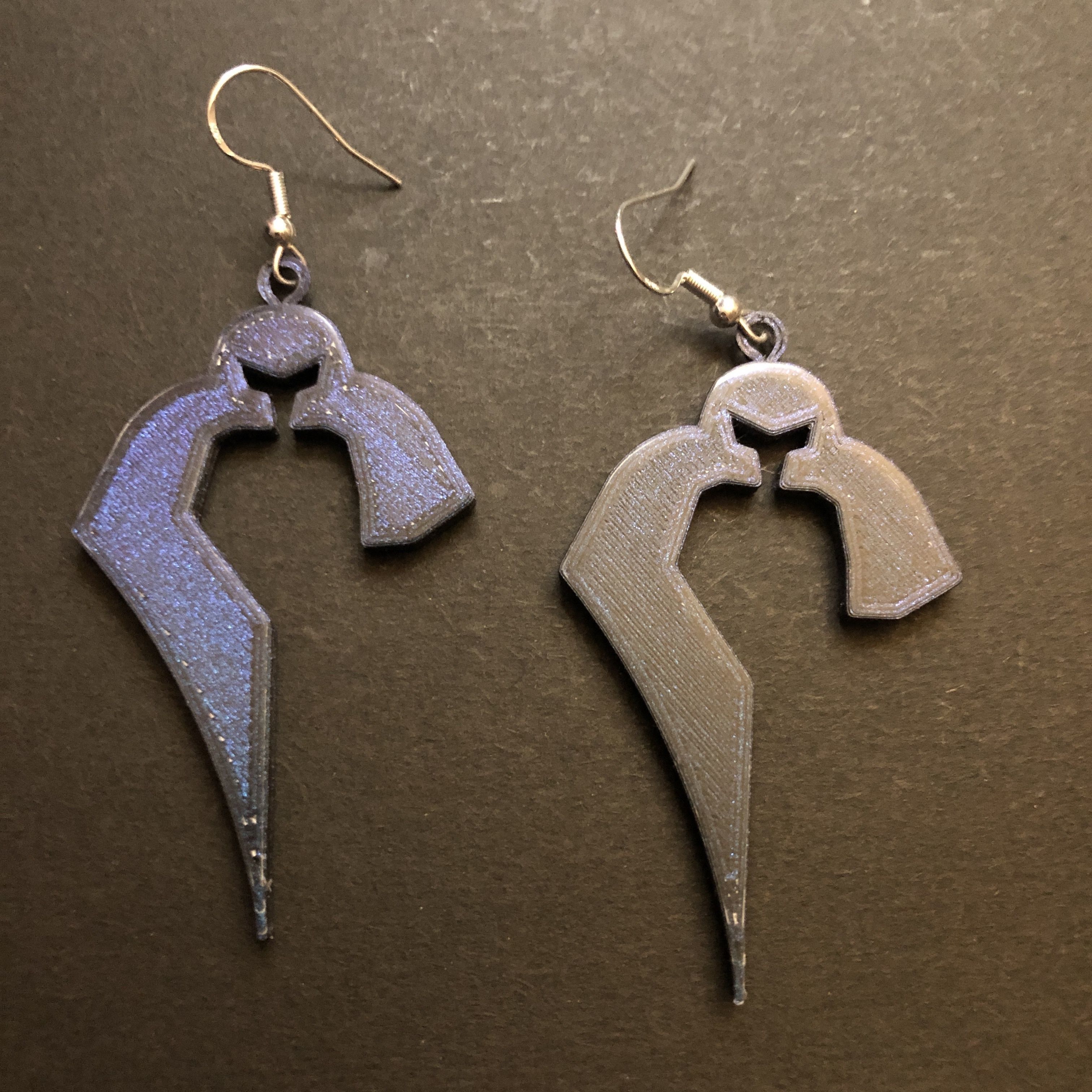 Emblem of The Obsidian Order Earrings 3D print model_3