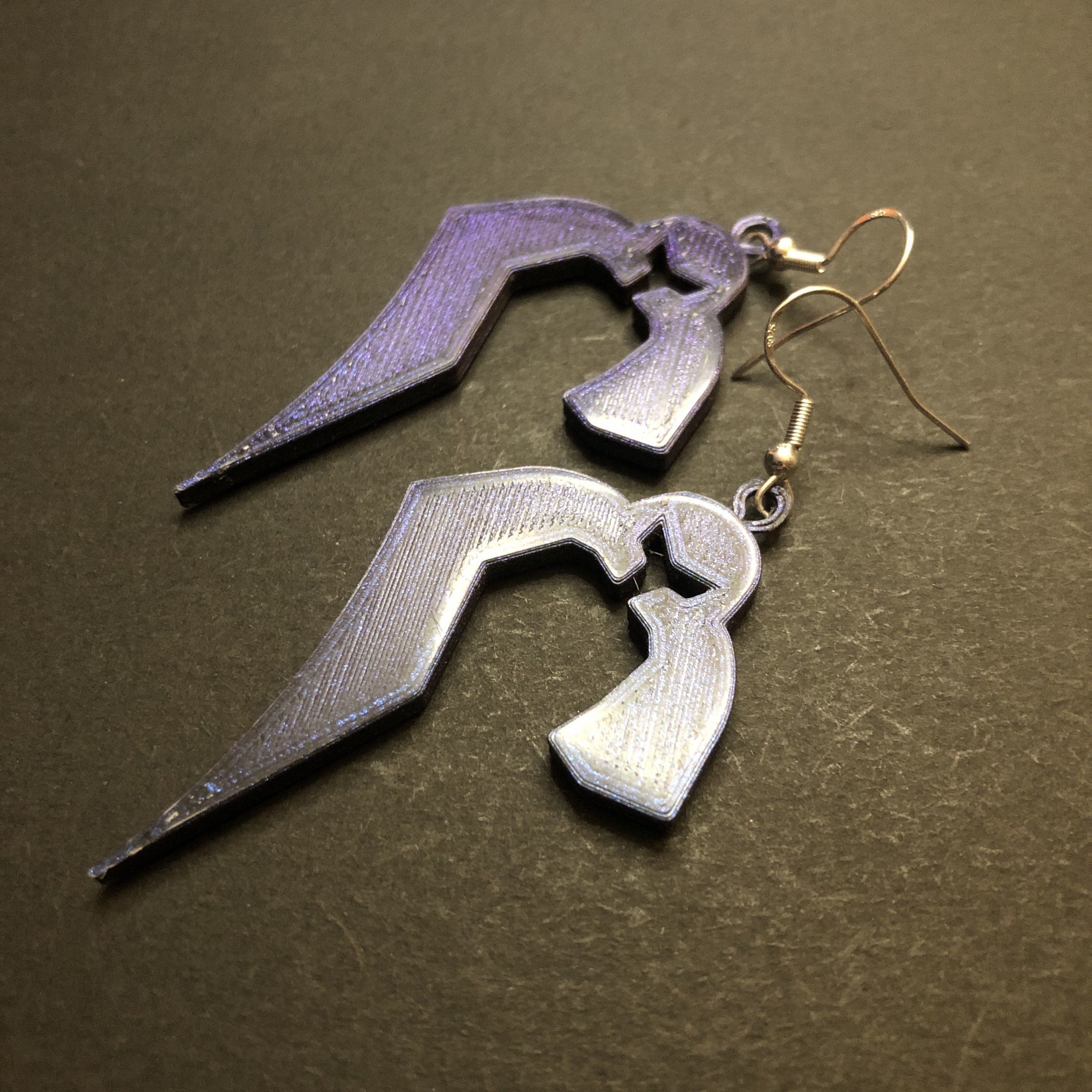 Emblem of The Obsidian Order Earrings 3D print model_1