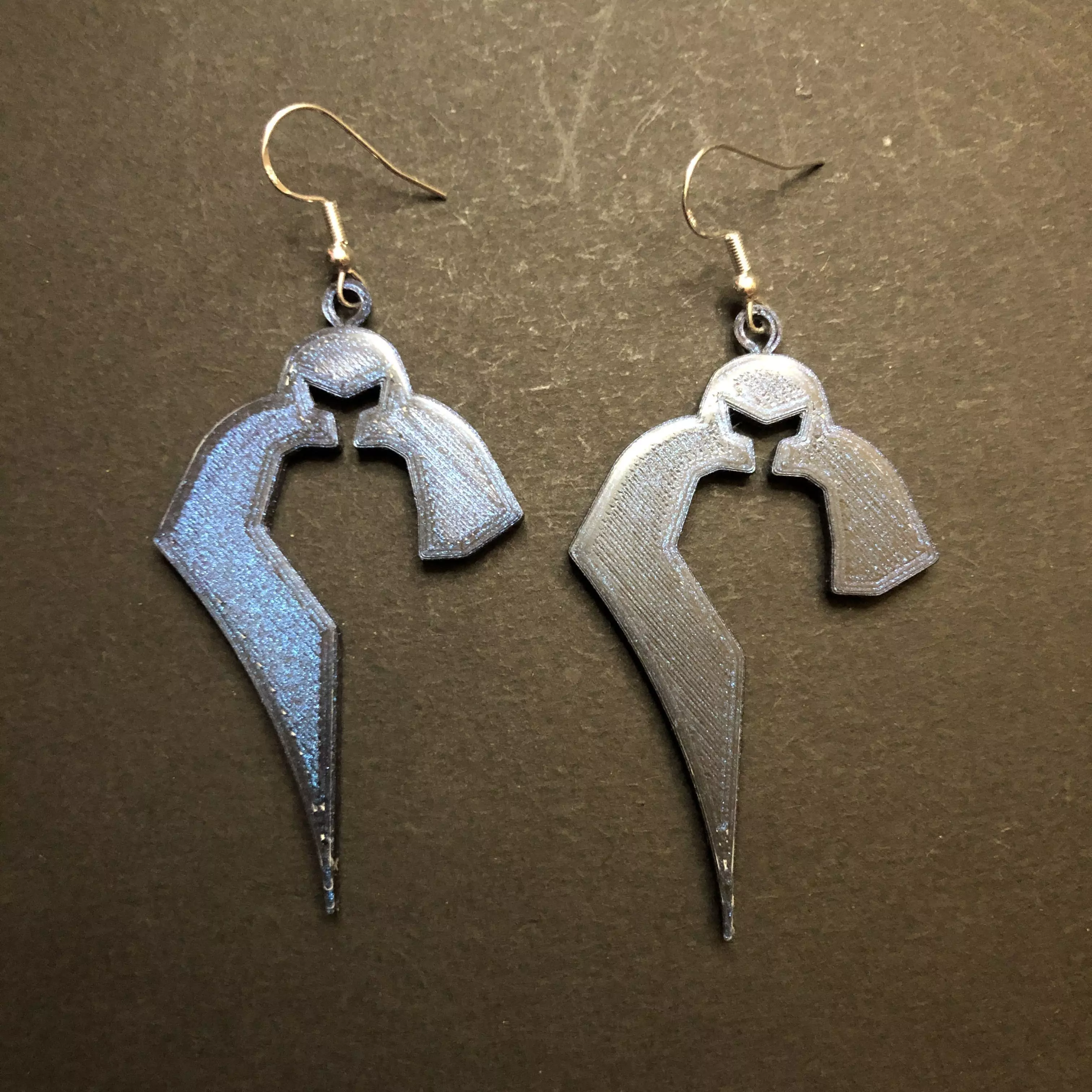 Emblem of The Obsidian Order Earrings 3D print model_0