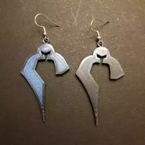 Emblem of The Obsidian Order Earrings 3D print model