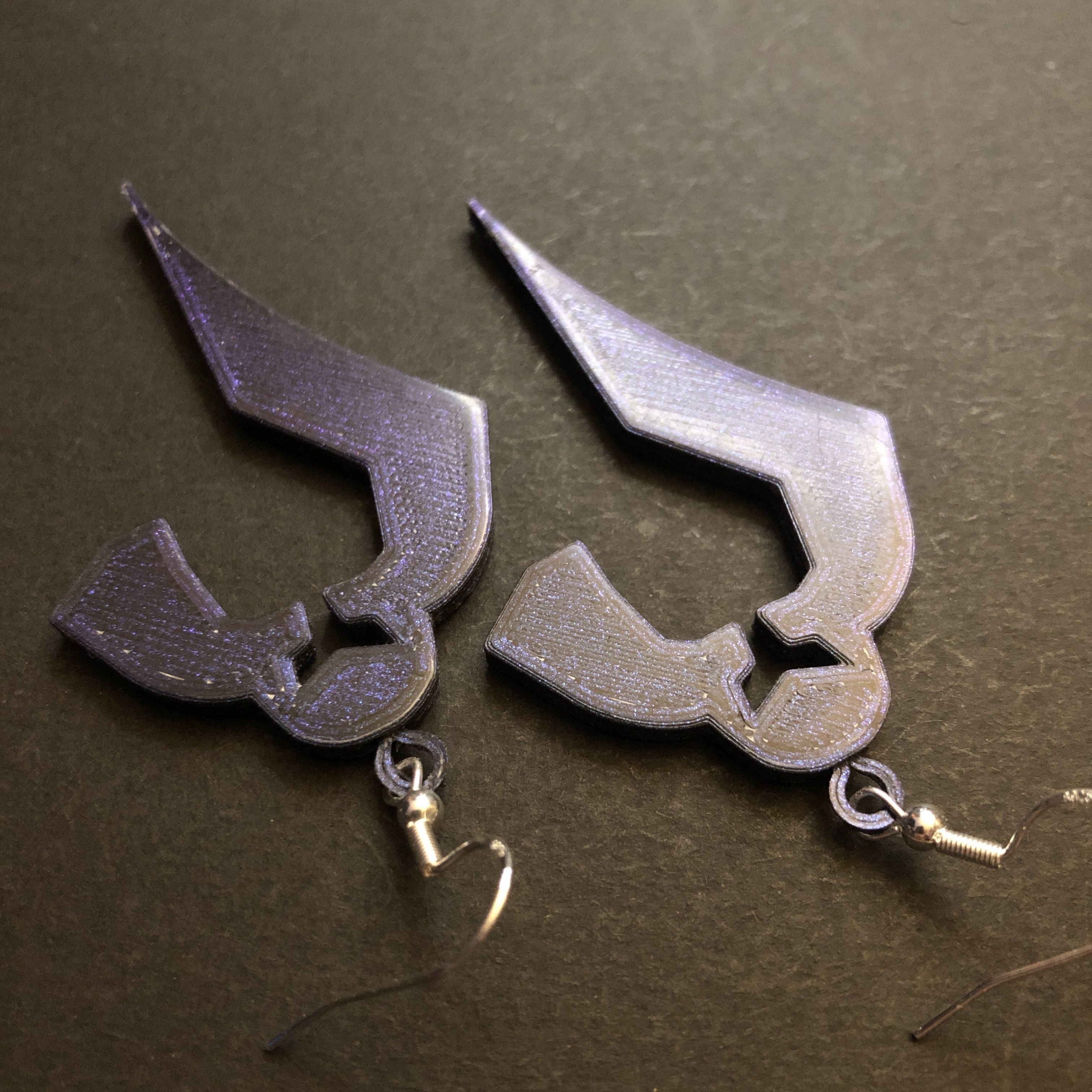 Emblem of The Obsidian Order Earrings 3D print model_5