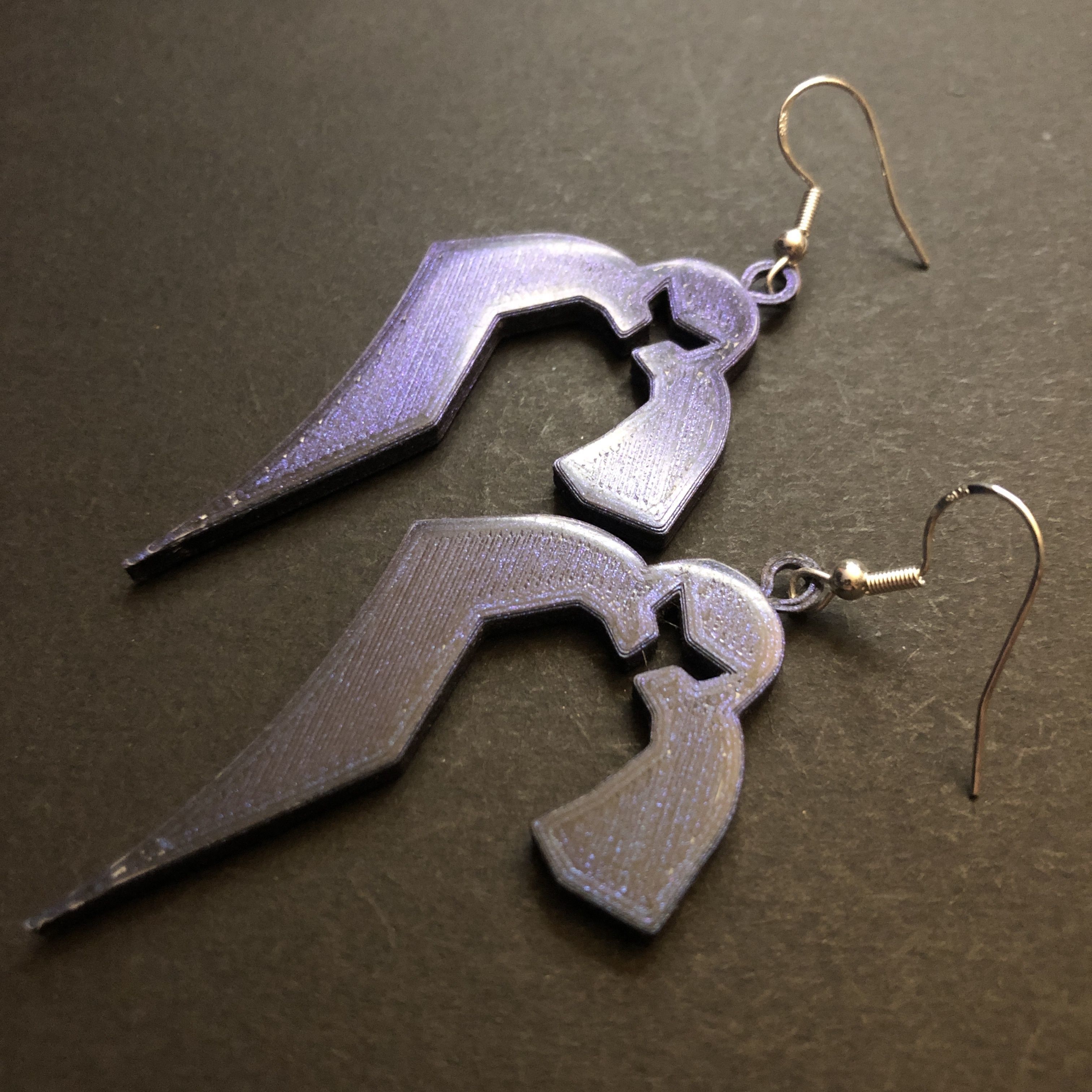 Emblem of The Obsidian Order Earrings 3D print model_4