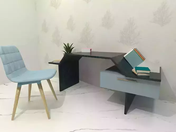 Study table Free 3D model