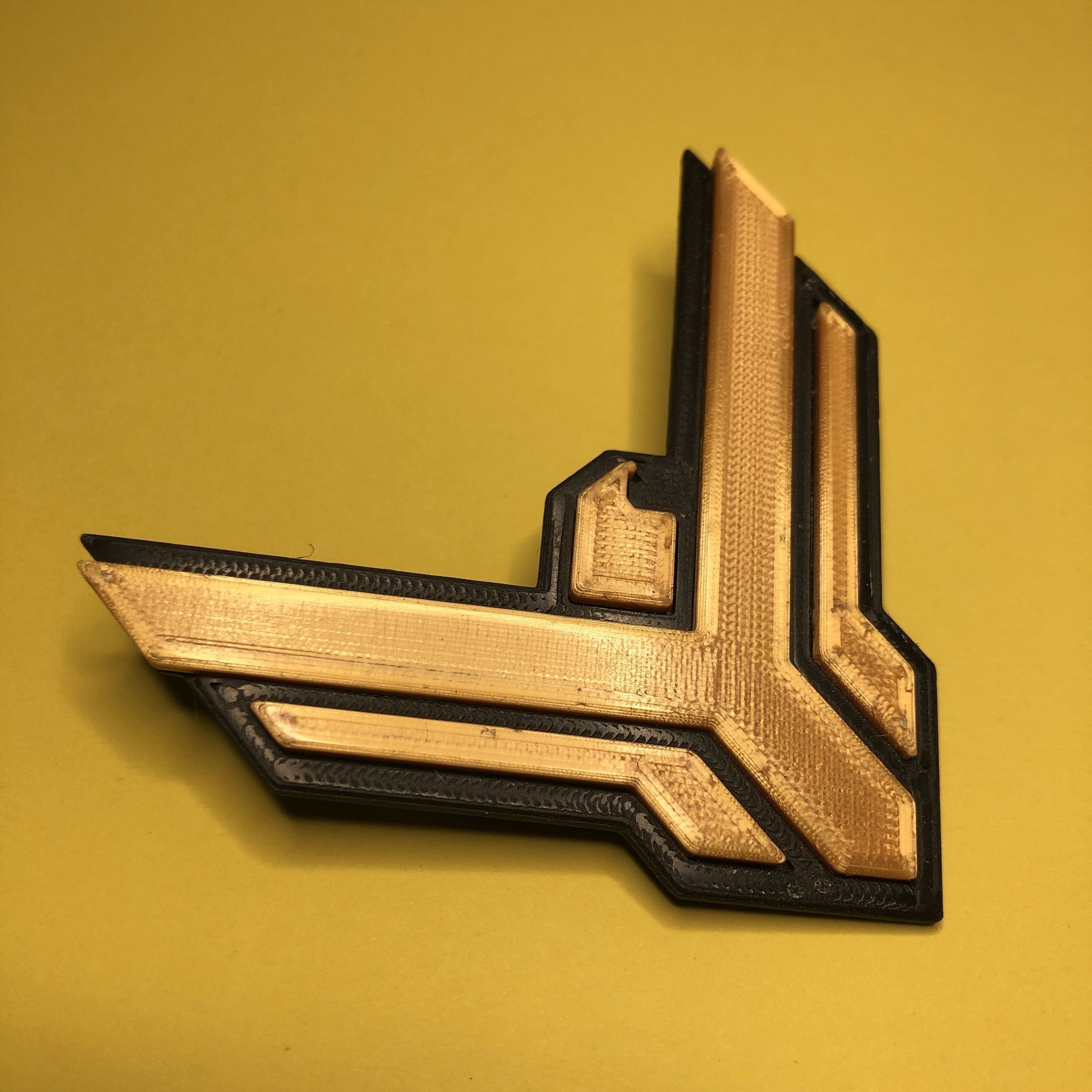 Sigil of House Atreides Badge 3D print model_4