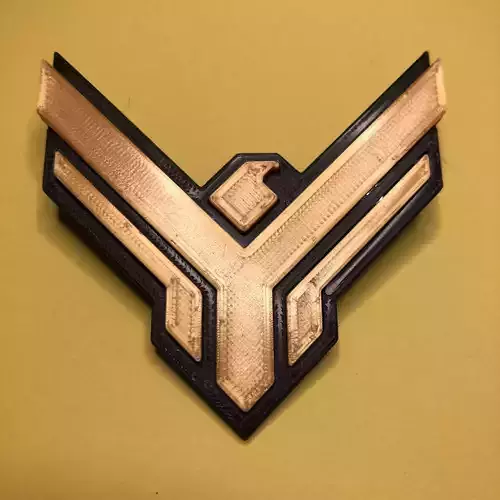 Sigil of House Atreides Badge 3D print model