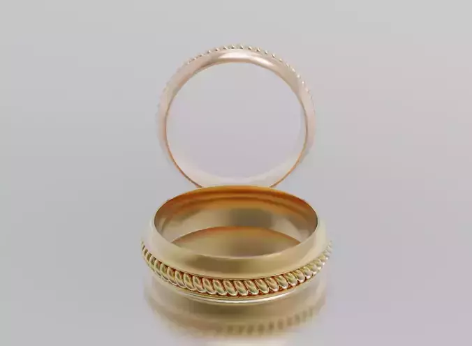 Ring ring wedding gold