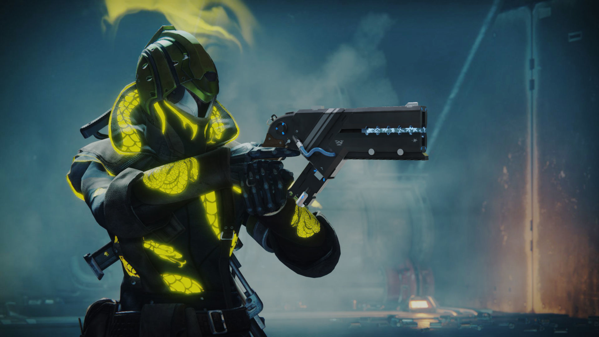 Plasma futuristic gun 3D model_5