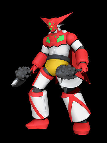 Getter-1 robot 3D print model