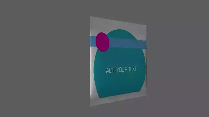 Sachet Pack Free 3D model