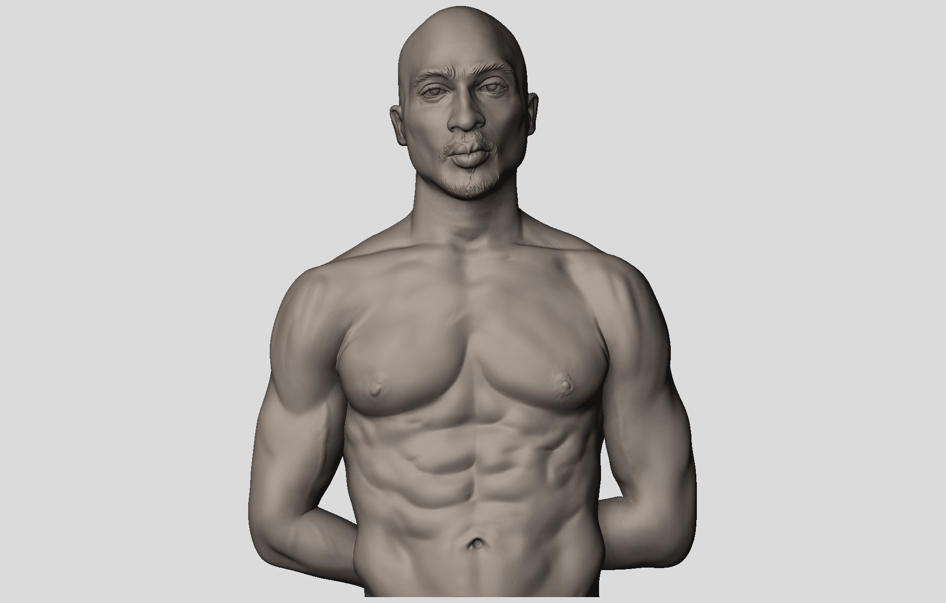2PAC Bas-Relief 3D Model - For Printing 3D print model_1