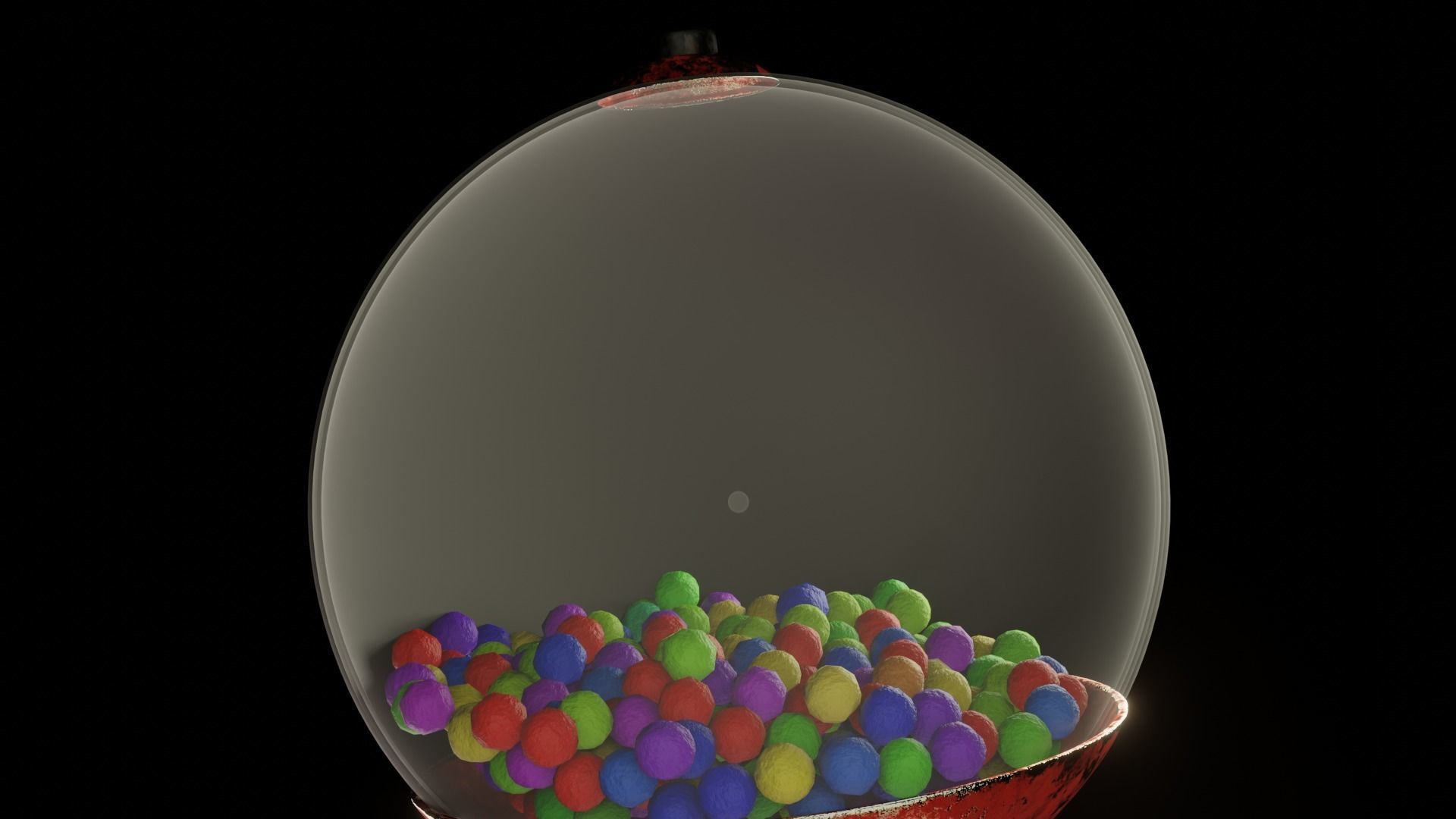 Robot gum Low-poly 3D model_9