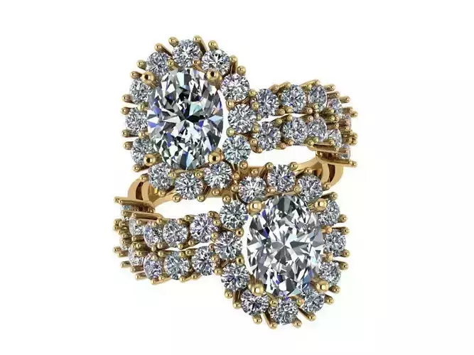 Fashion Ring with round diamonds 550