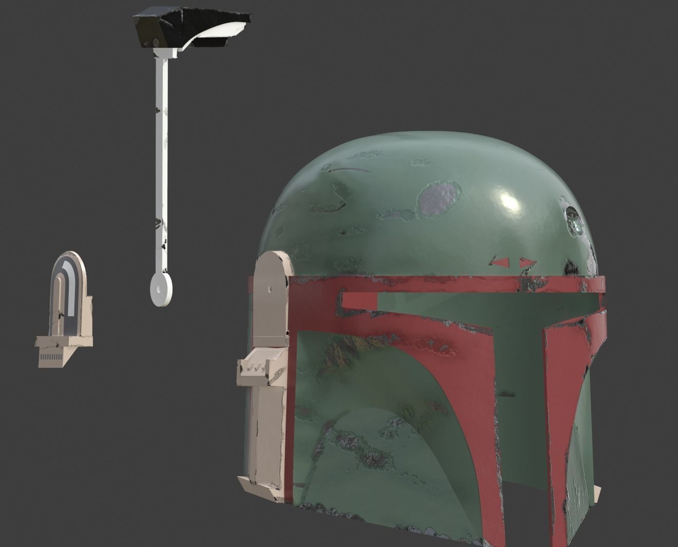 Boba Fett Helmet for 3D Print 3D model 3D printable | CGTrader