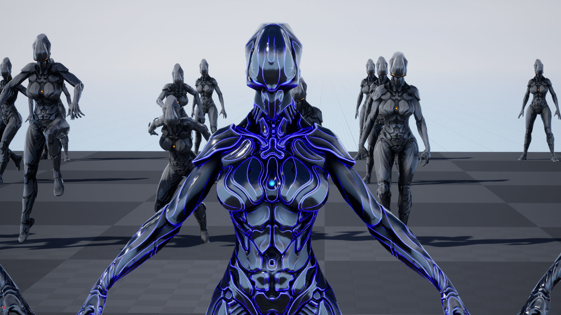 Sci-Fi Robot Low-poly 3D model_52