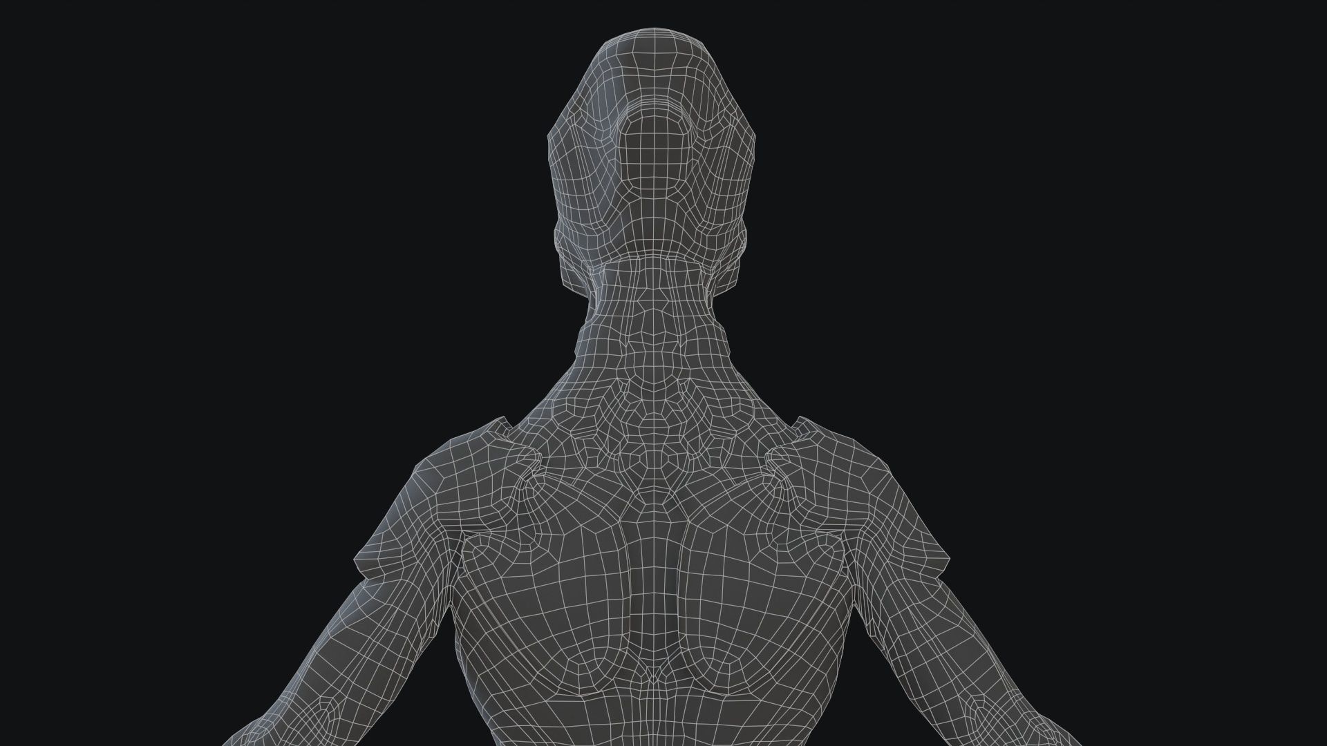 Sci-Fi Robot Low-poly 3D model_45