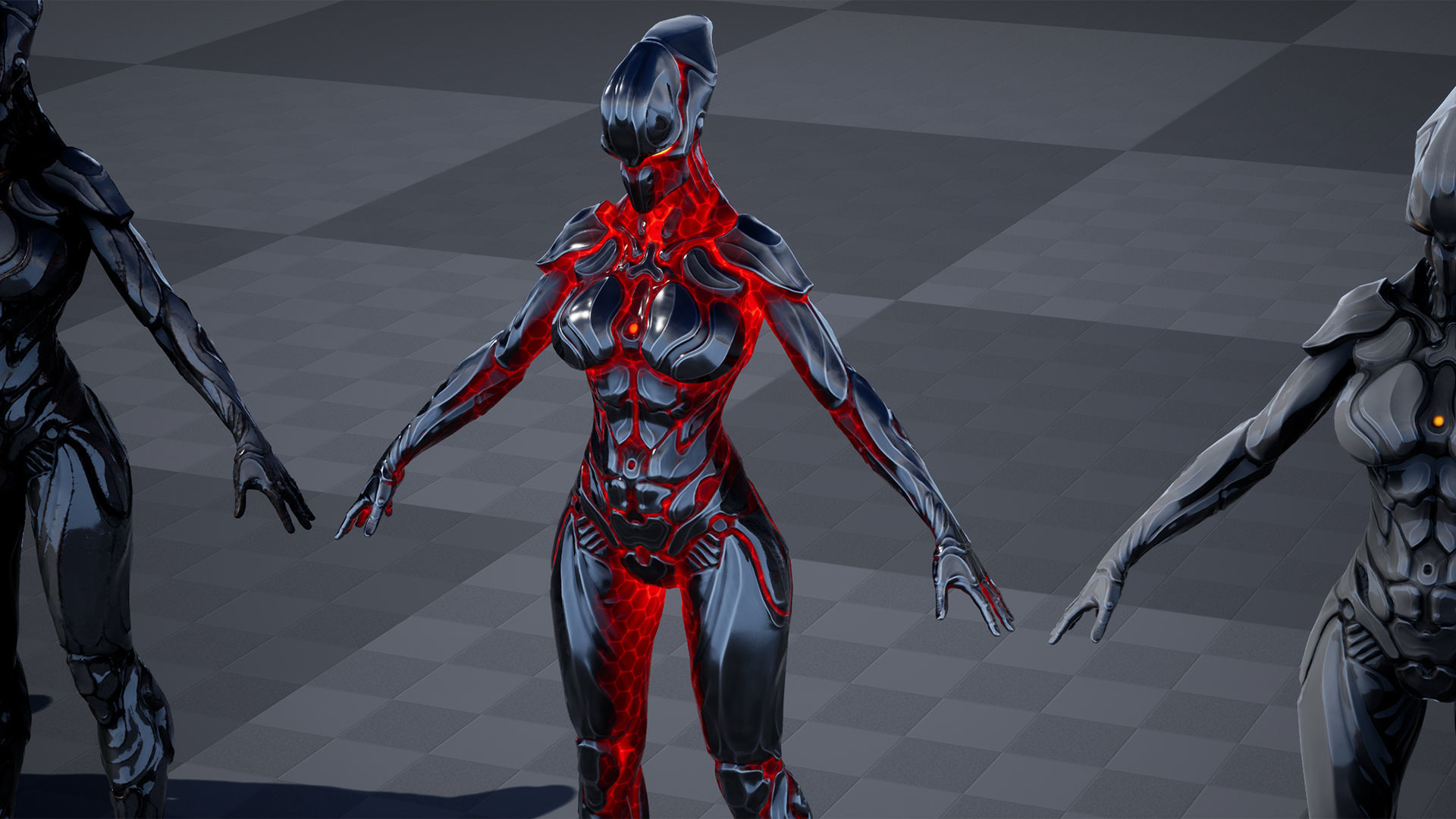 Sci-Fi Robot Low-poly 3D model_57