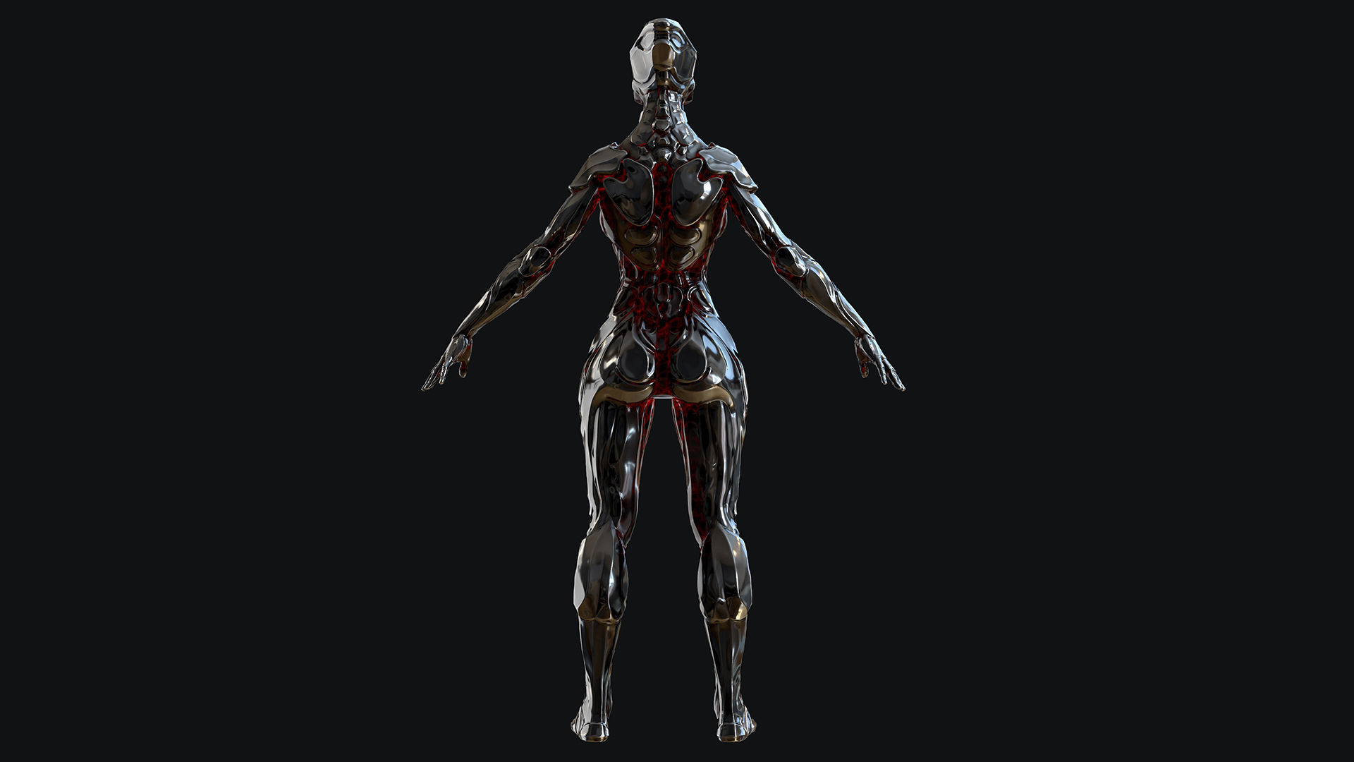 Sci-Fi Robot Low-poly 3D model_20