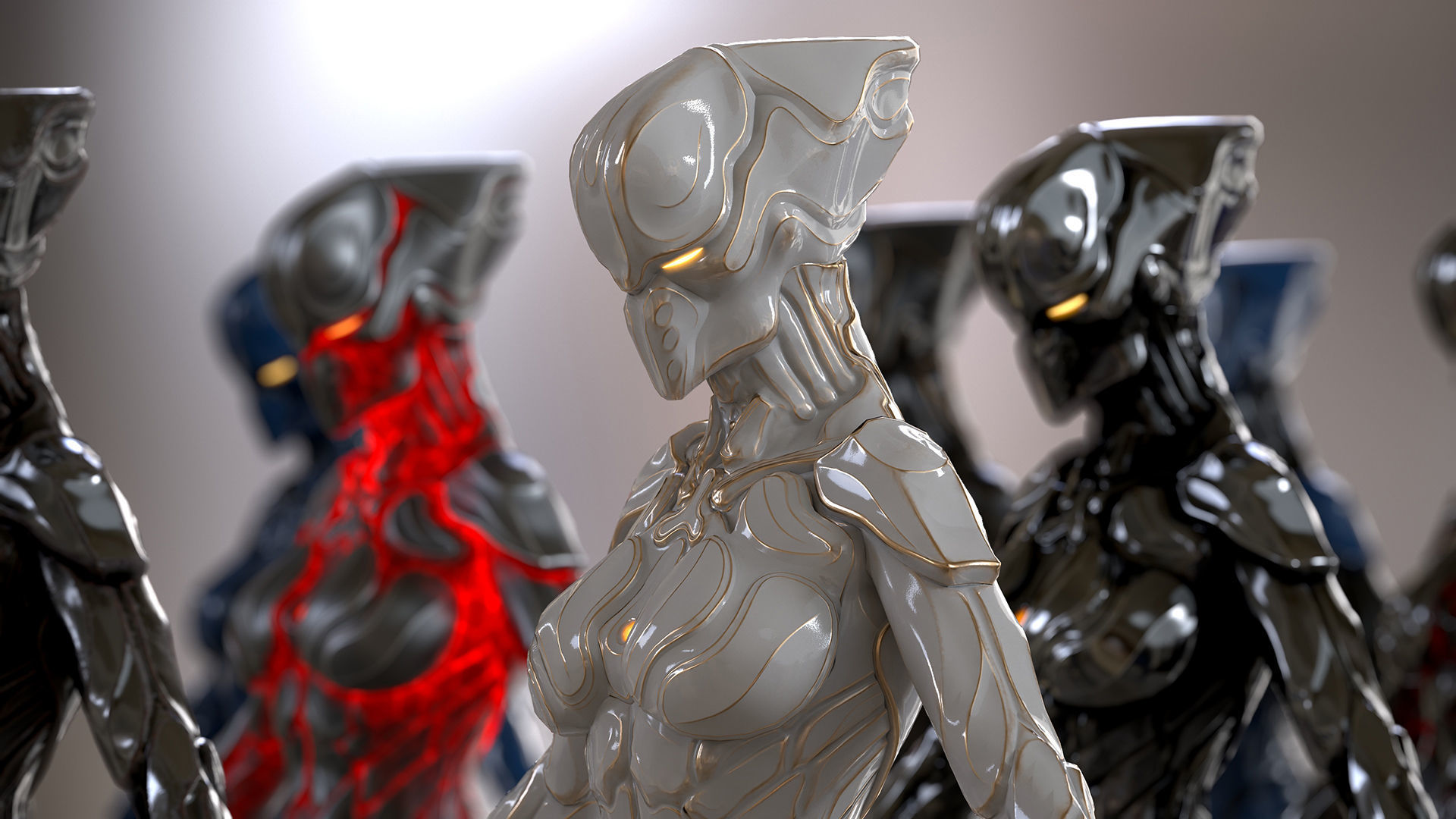 Sci-Fi Robot Low-poly 3D model_54