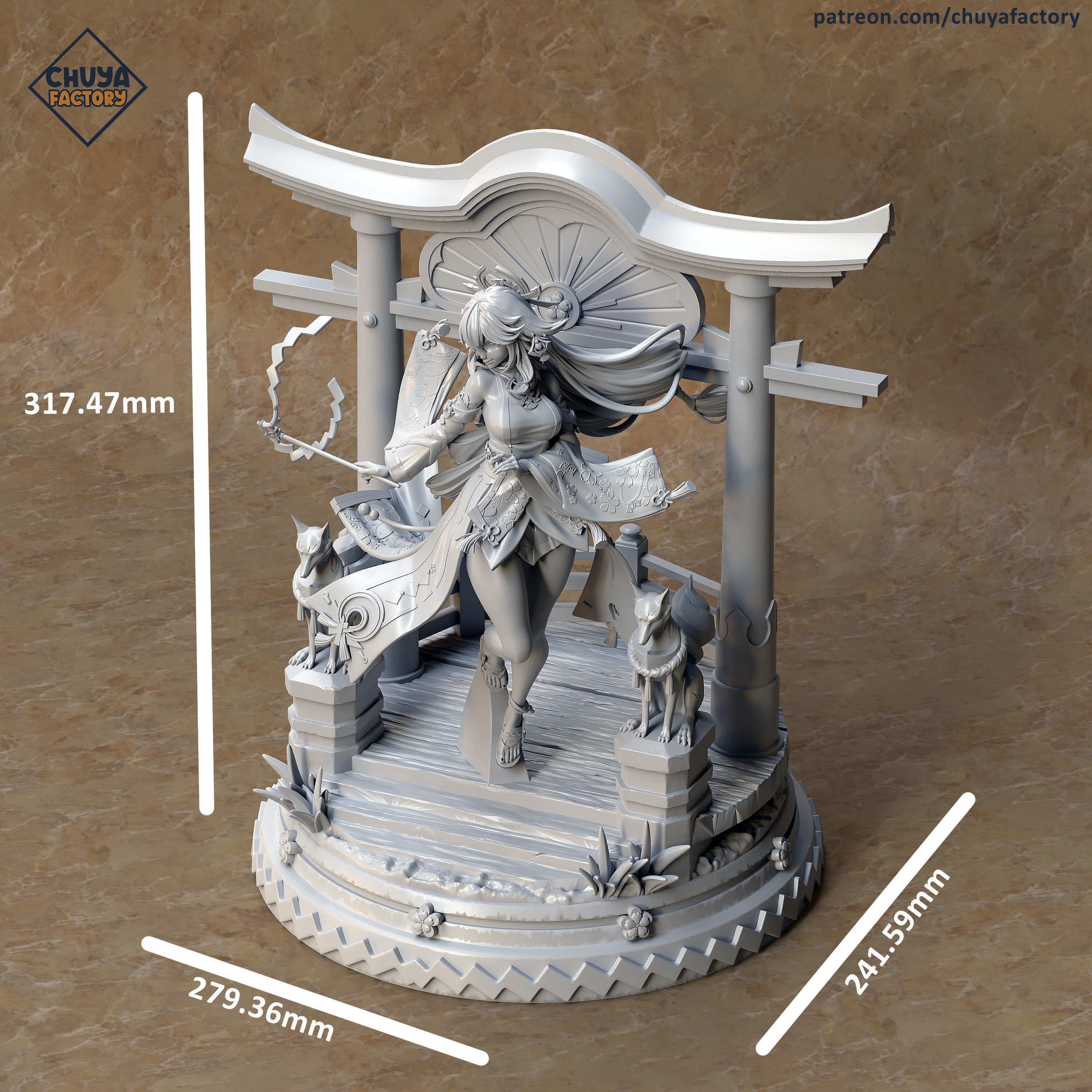 Yae Miko 3D print model_4