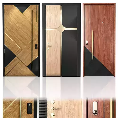 three different doors