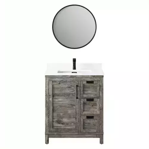 OVE Maribelle 30 Weathered Brown Vanity