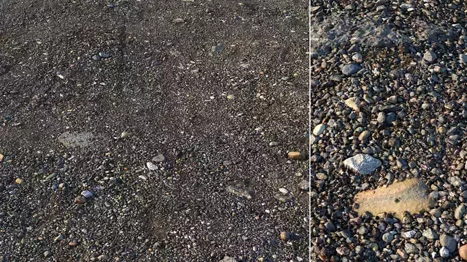 Gravel material 02 3D model