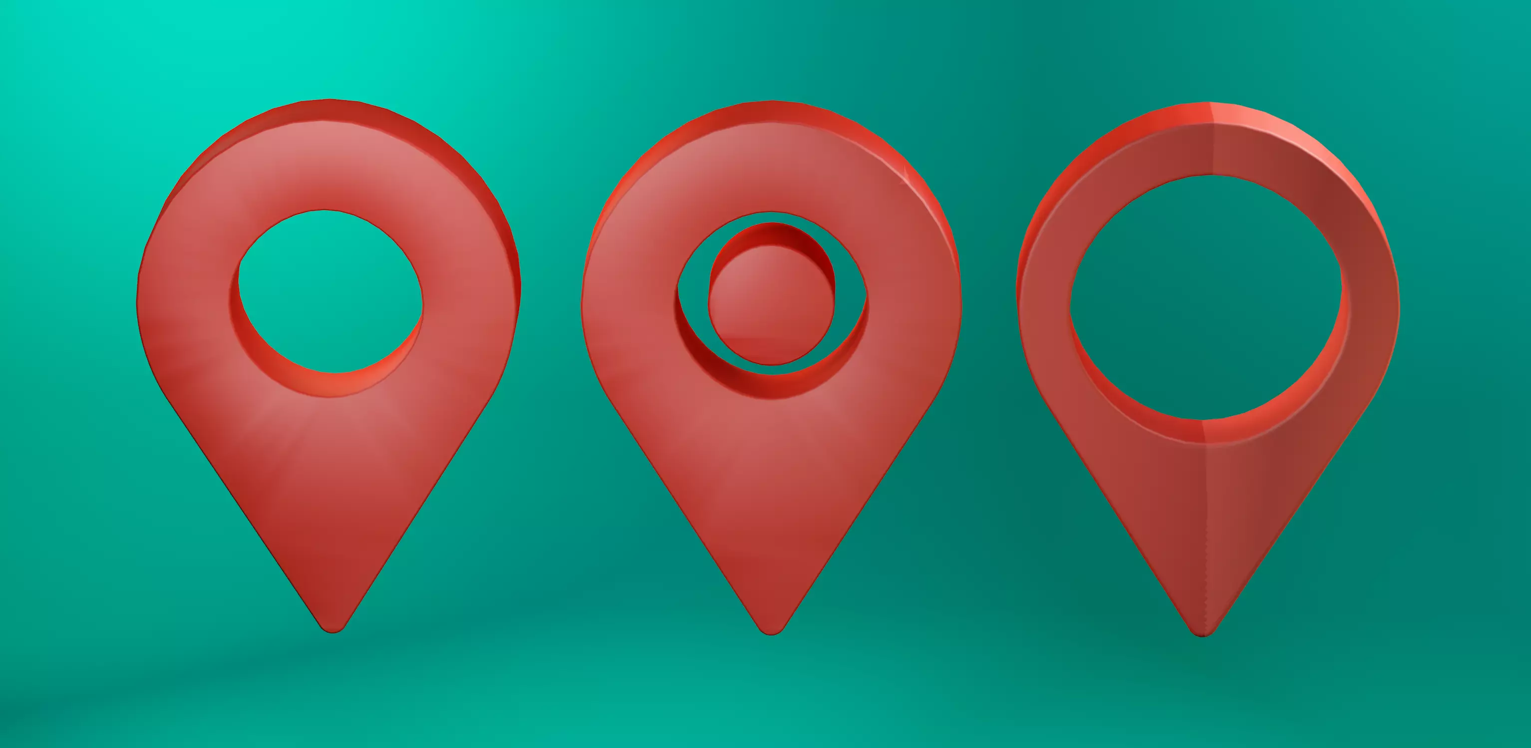 Map Pointer 3D model 3D model