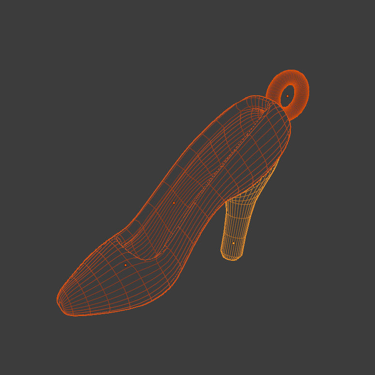 dance shoes 3D print model_2