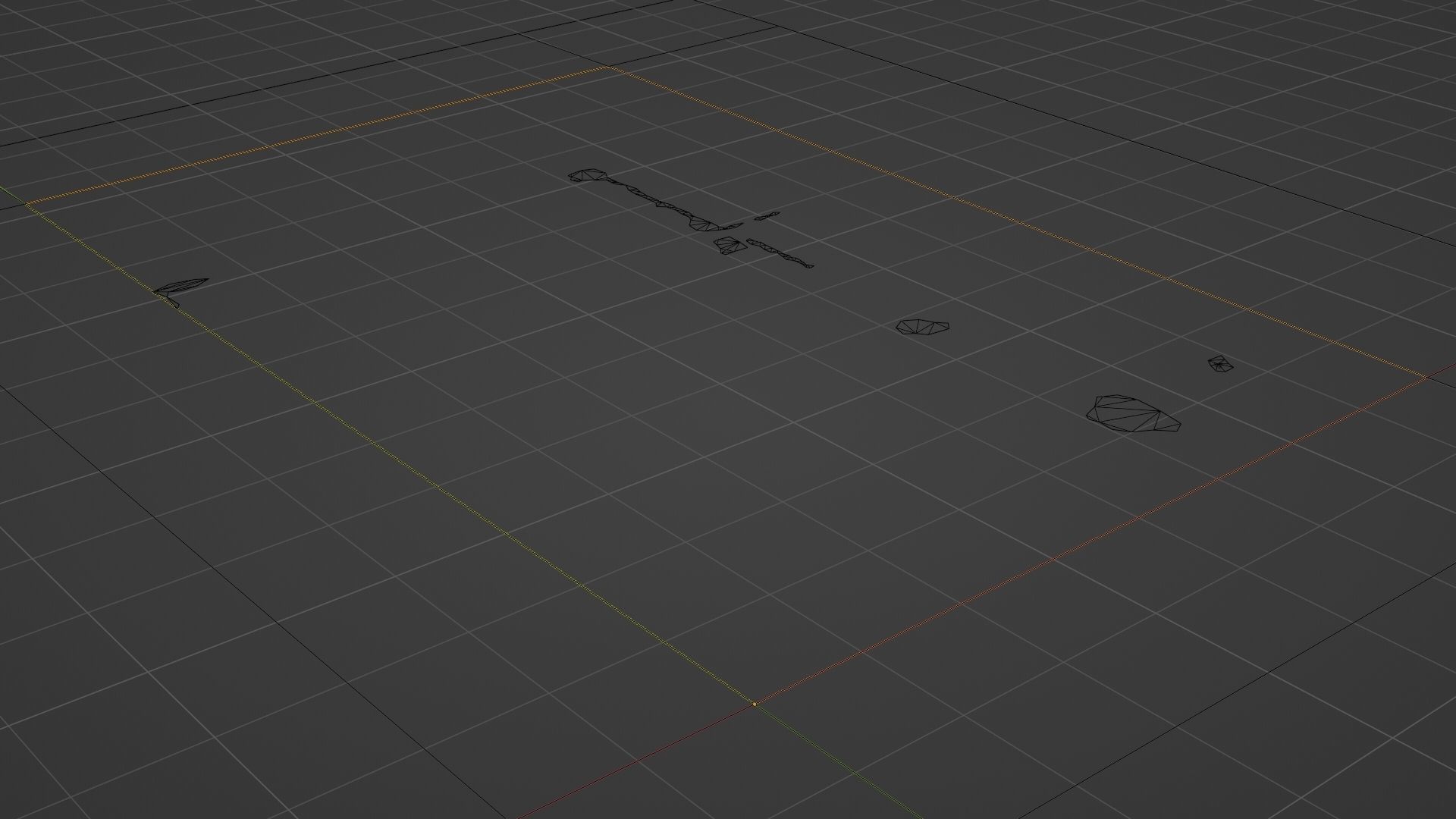 8ft by 12ft Slab of Farm Pavement 3D model_7
