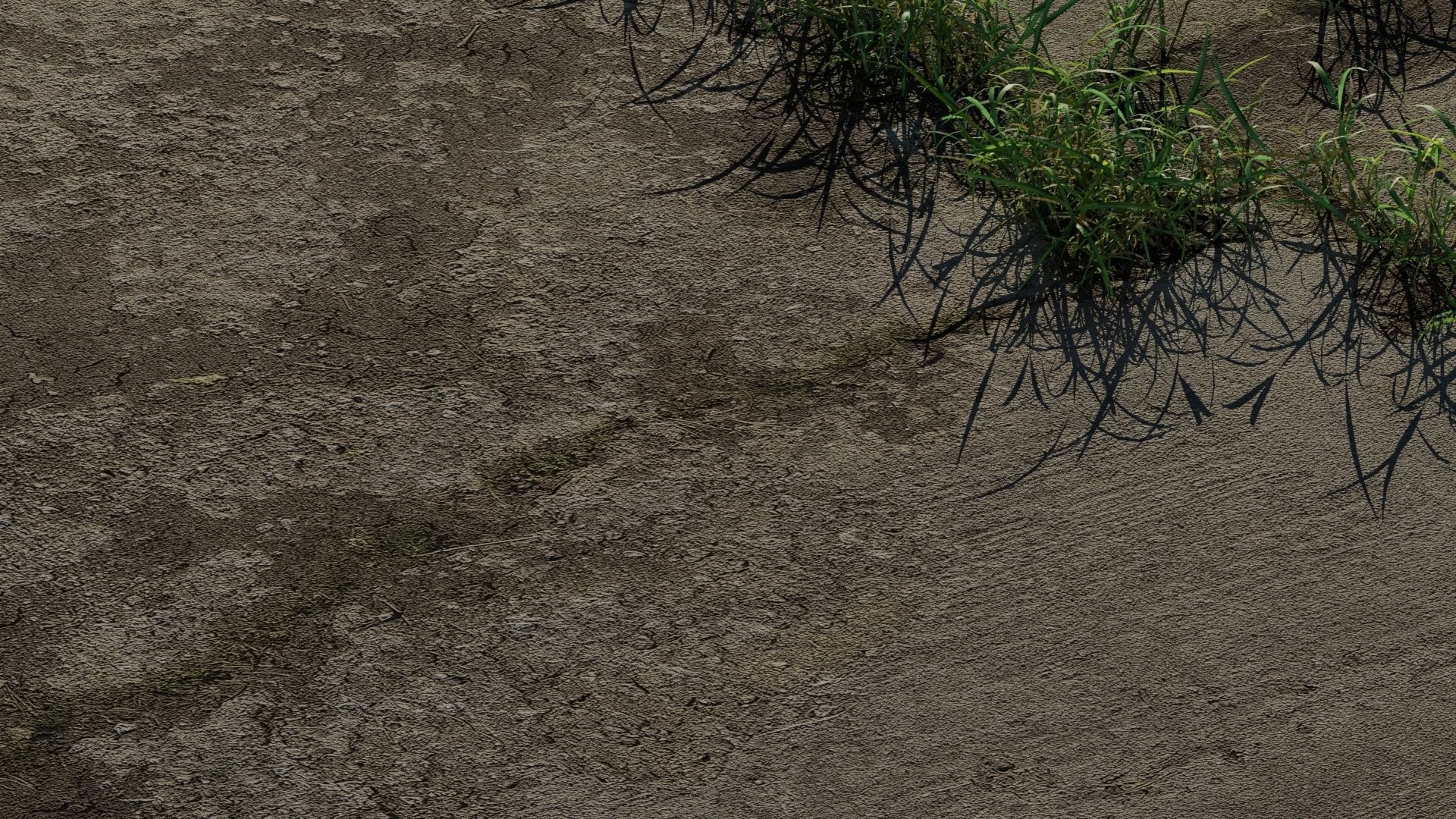 8ft by 12ft Slab of Farm Pavement 3D model_2