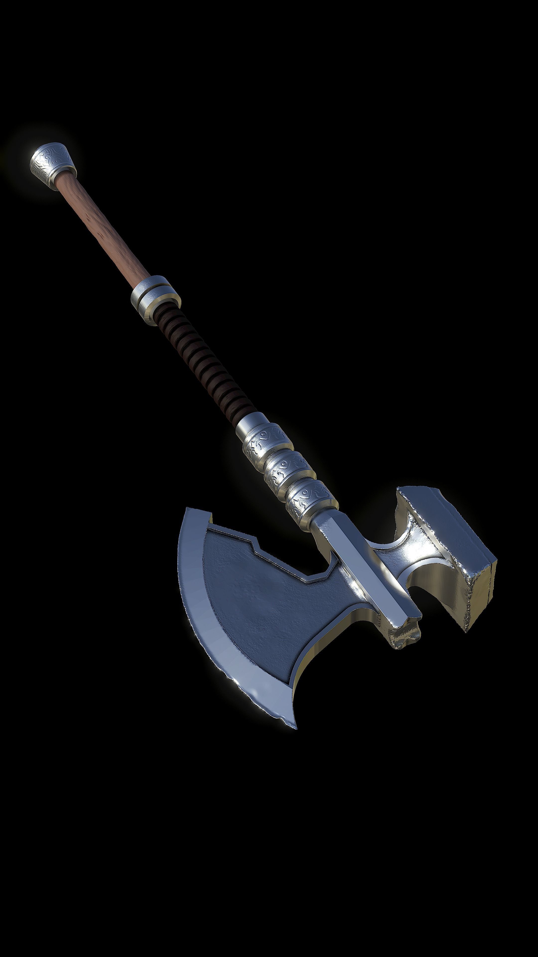 Holgas Axe from Dungeons and Dragons Honor among thieves 3D print model_2