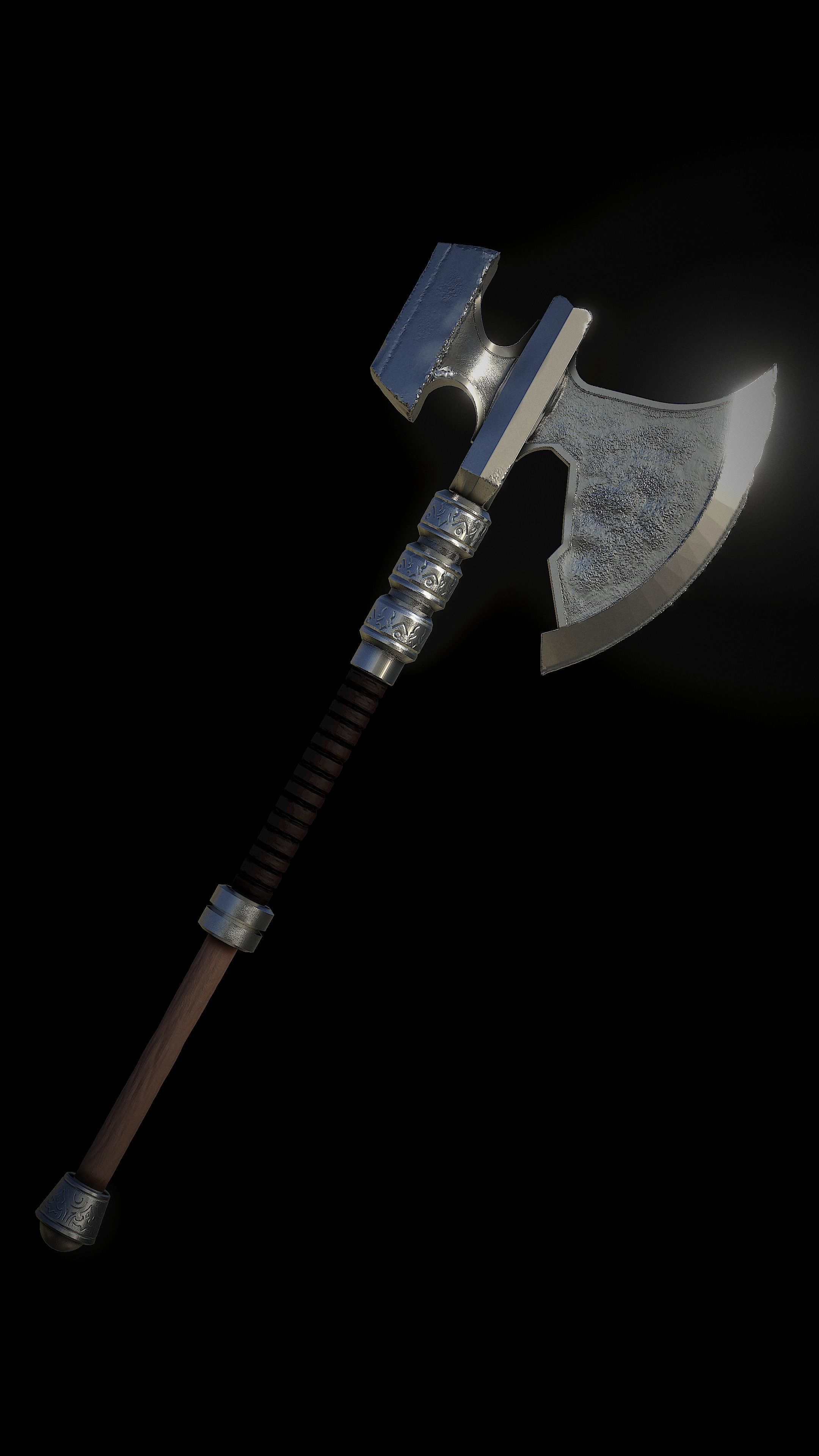 Holgas Axe from Dungeons and Dragons Honor among thieves 3D print model_4