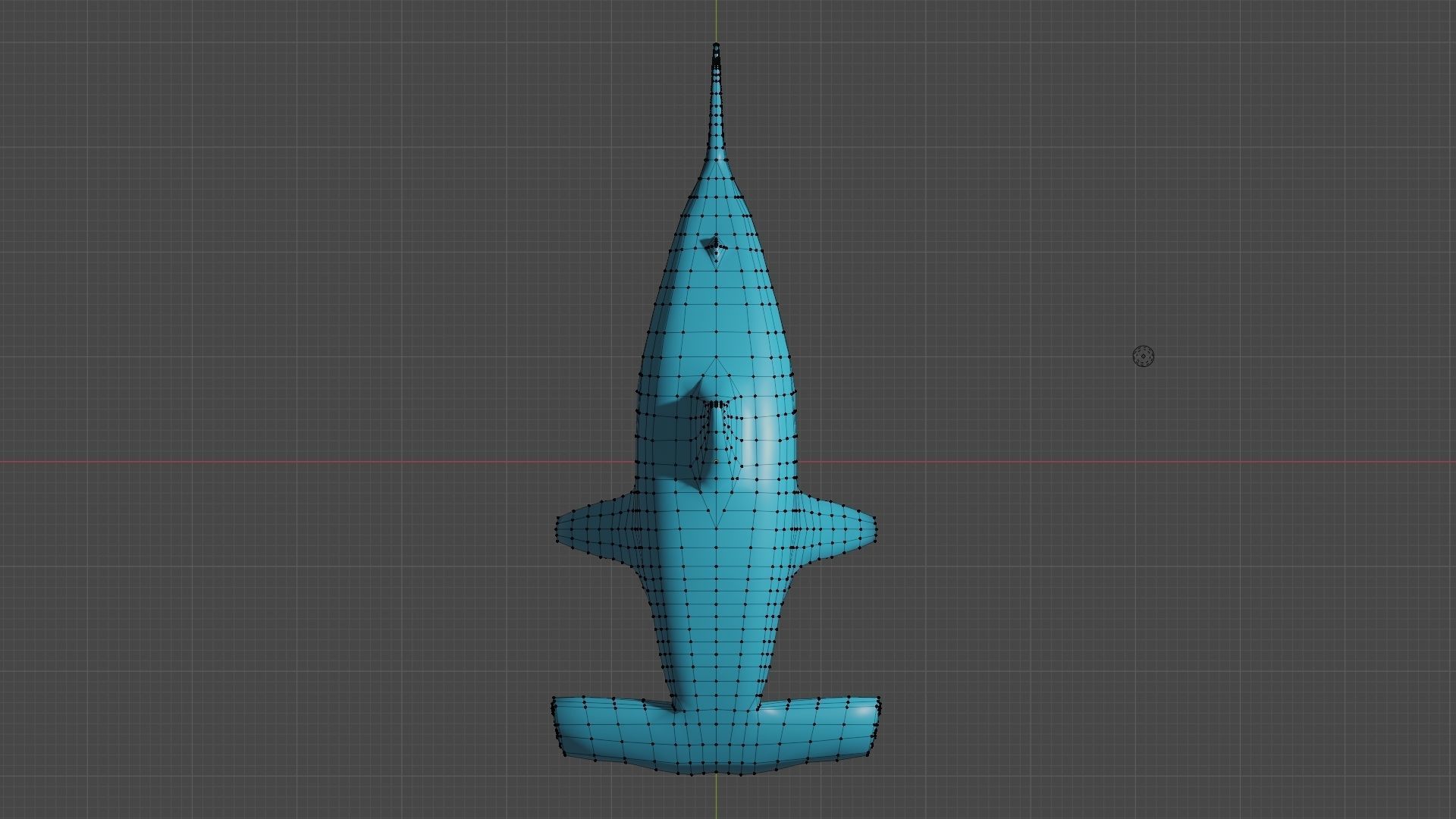 Hammerhead shark Low poly 3D model_4
