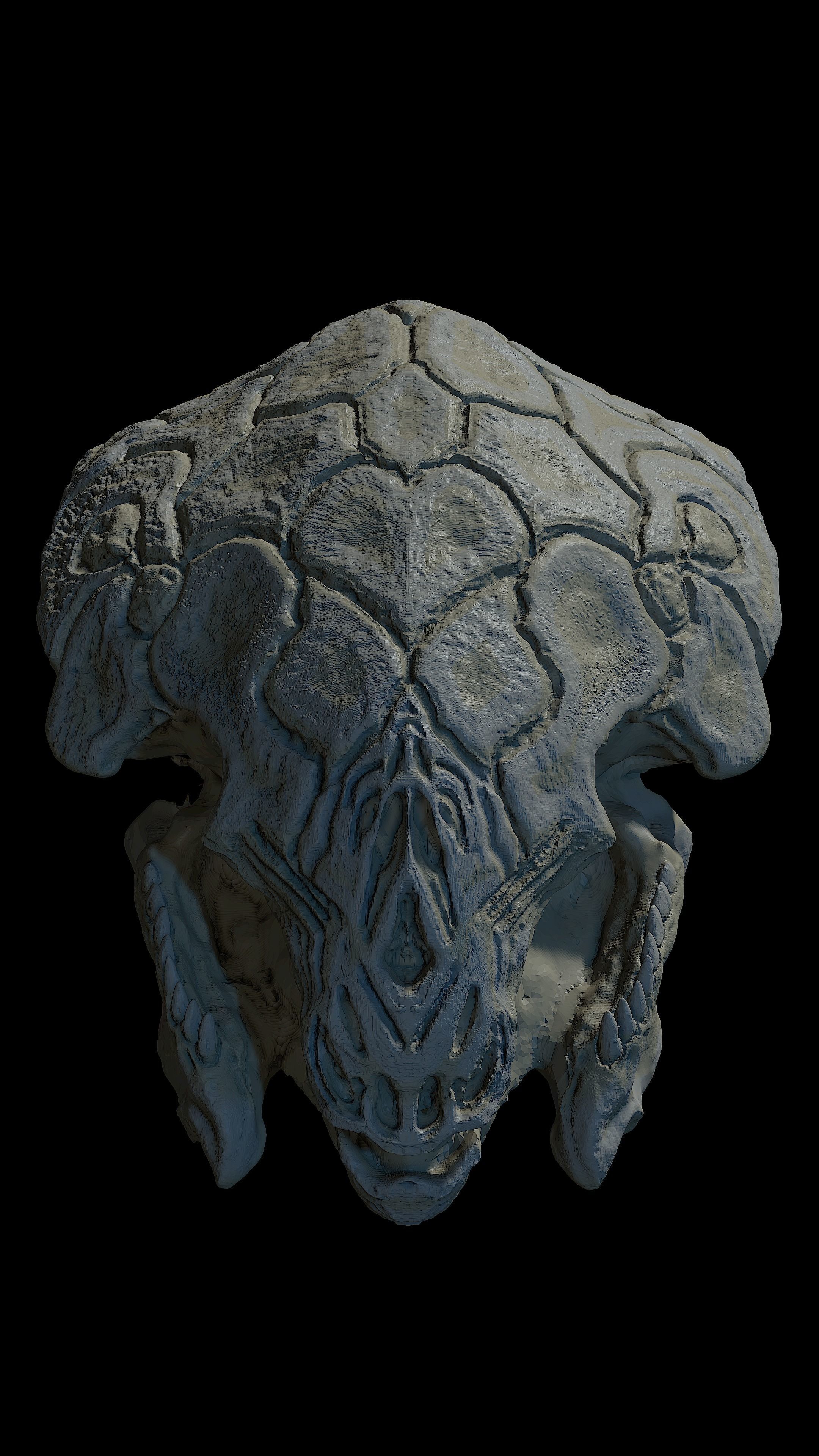 Feral mask From Prey Predator 5 3D print model_8