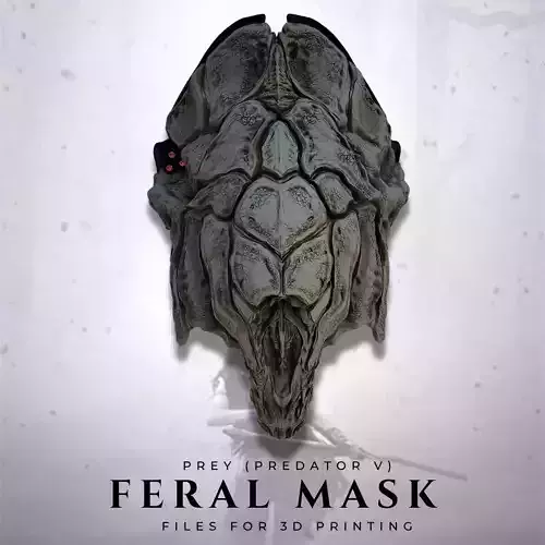 Feral mask From Prey Predator 5 3D print model