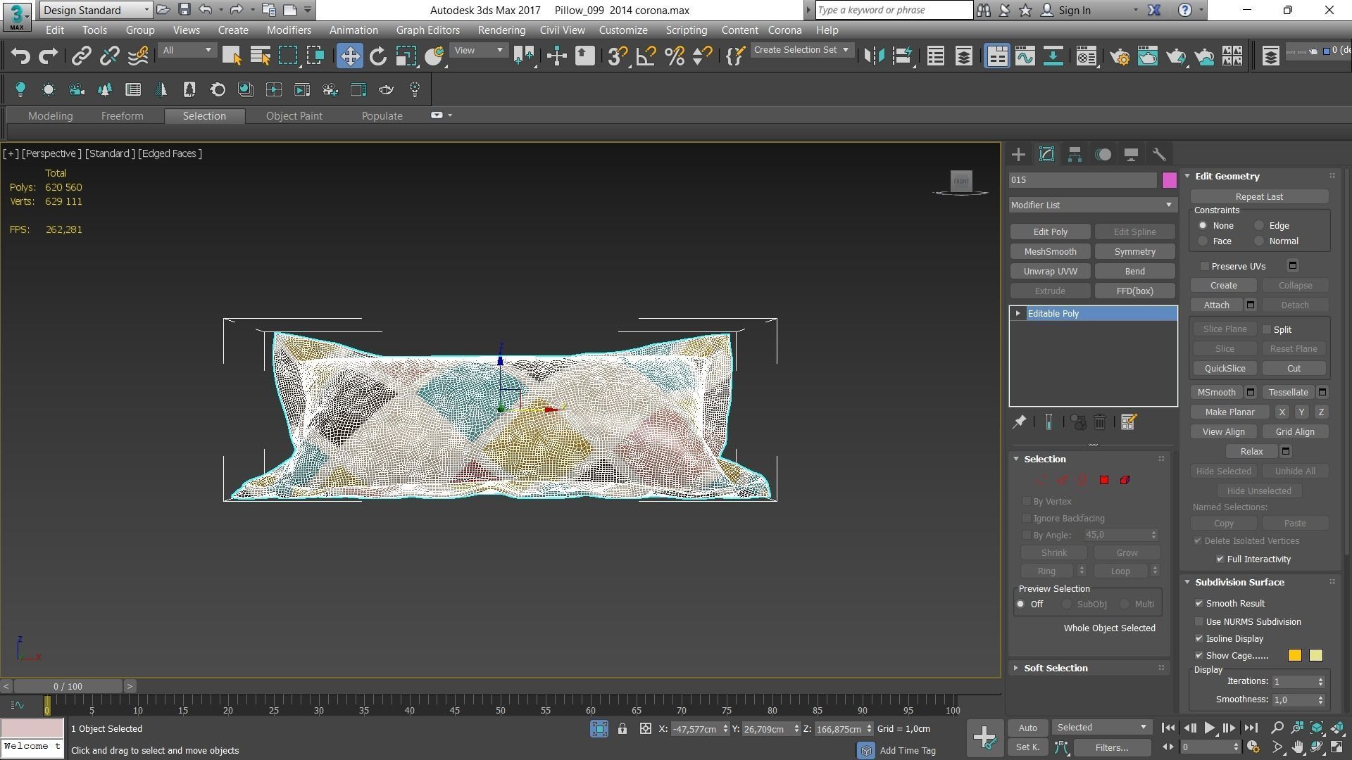 Decorative pillows Houzz set 99 3D model_42