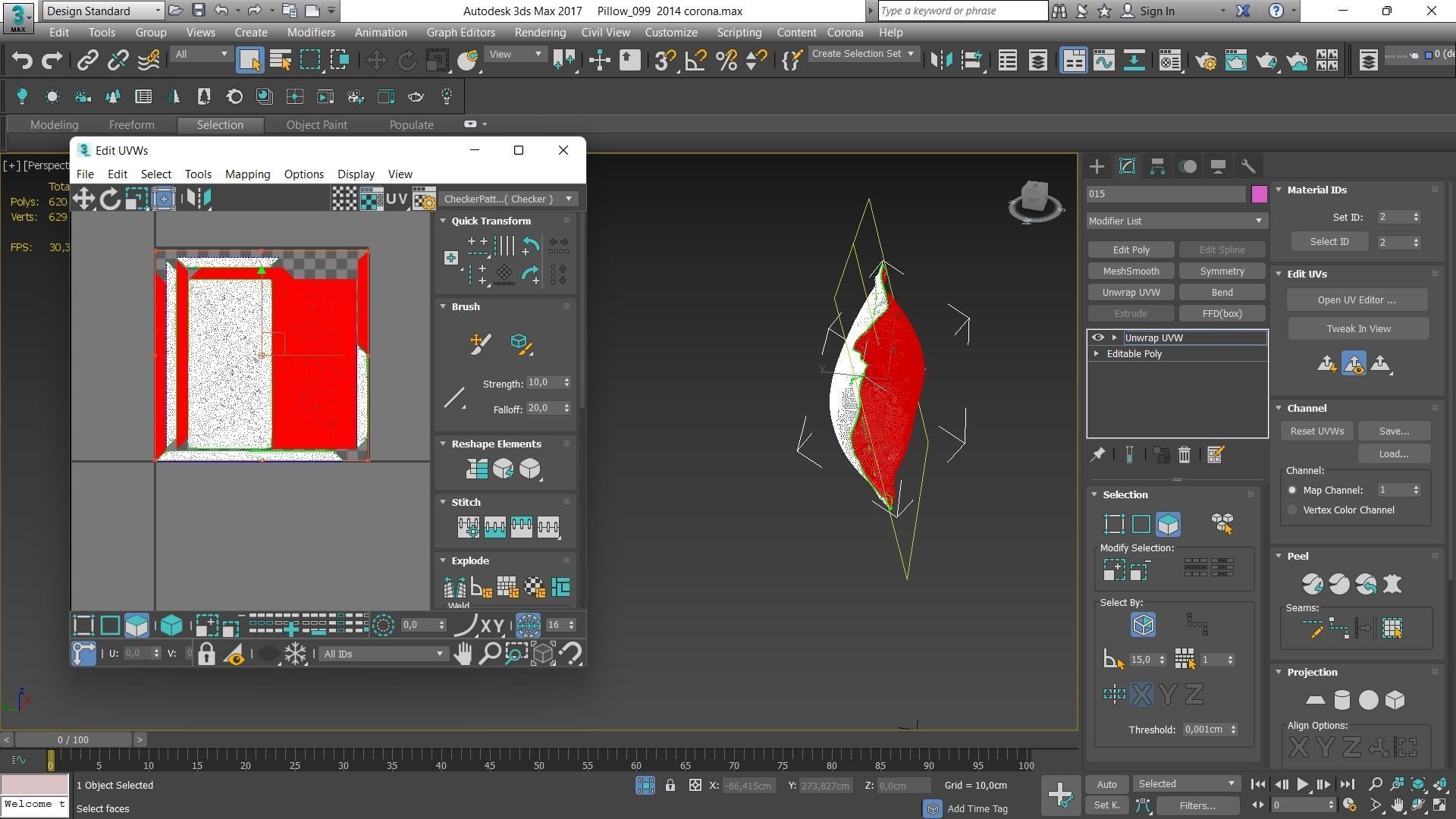 Decorative pillows Houzz set 99 3D model_35