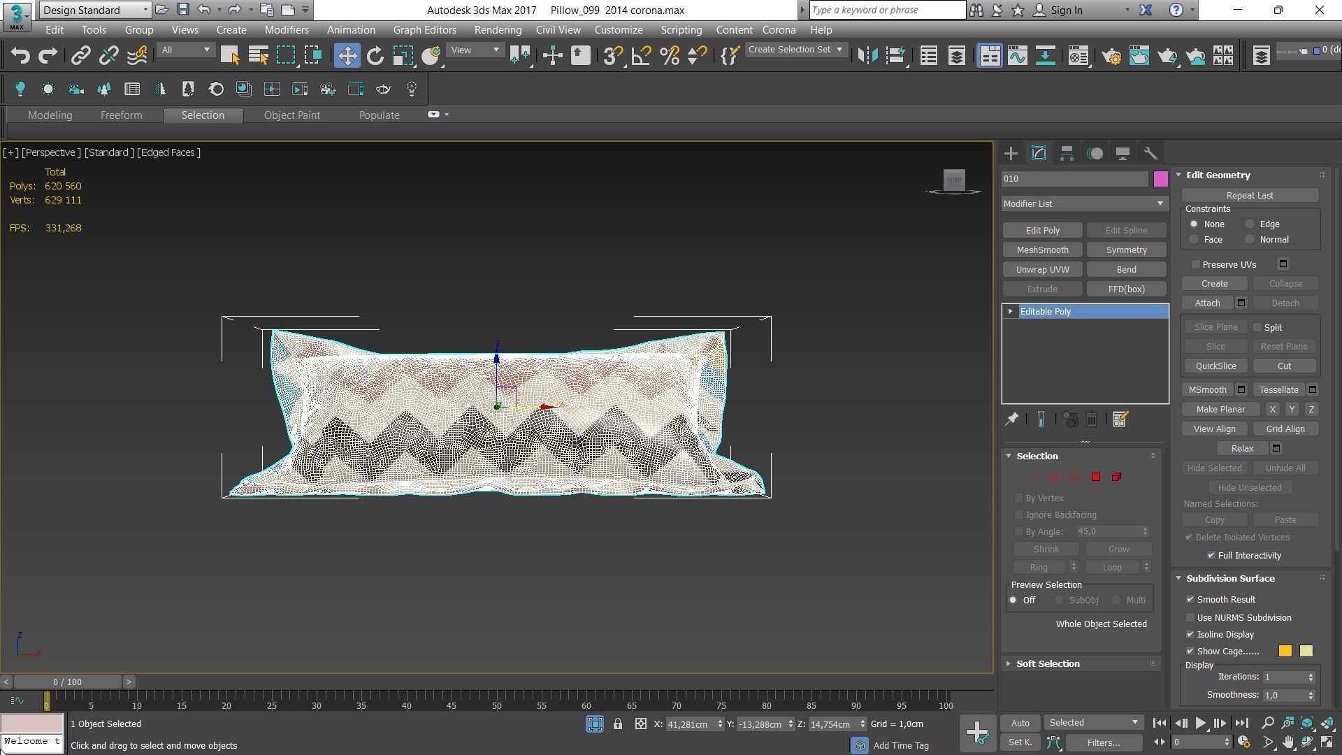 Decorative pillows Houzz set 99 3D model_26