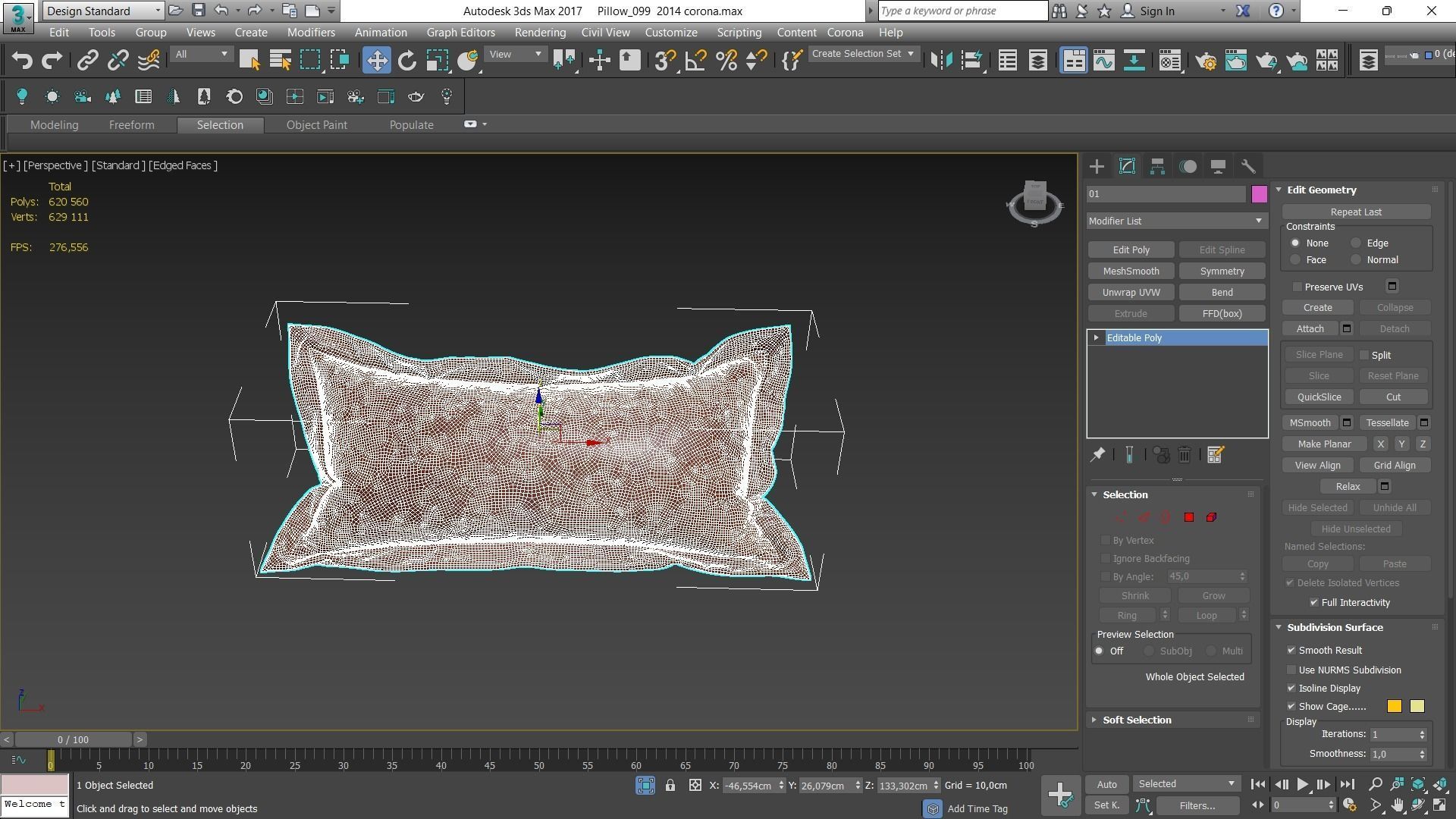 Decorative pillows Houzz set 99 3D model_6